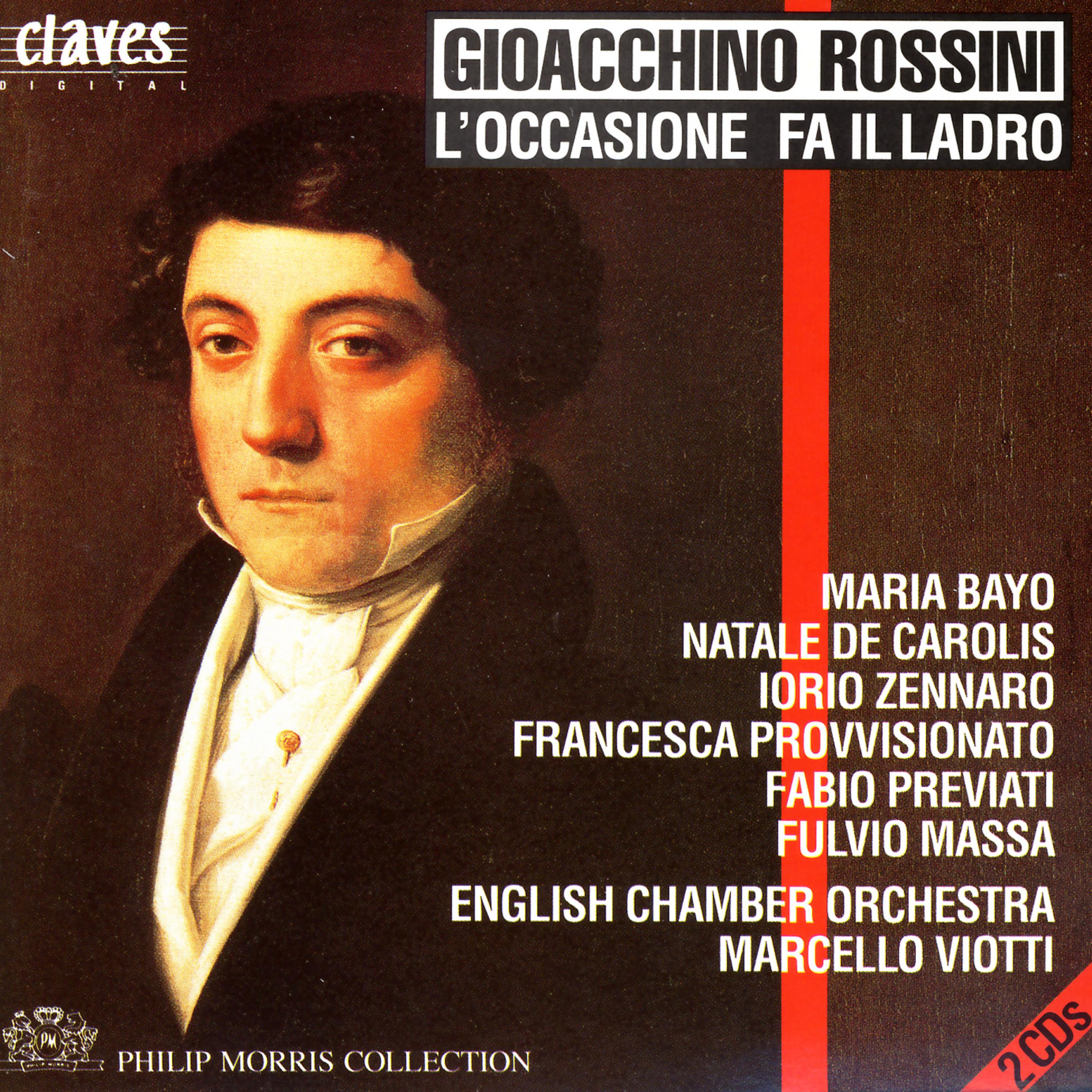 Постер альбома Rossini: L'occasione fa il ladro, Early One-Act Operas, Vol. 3/5