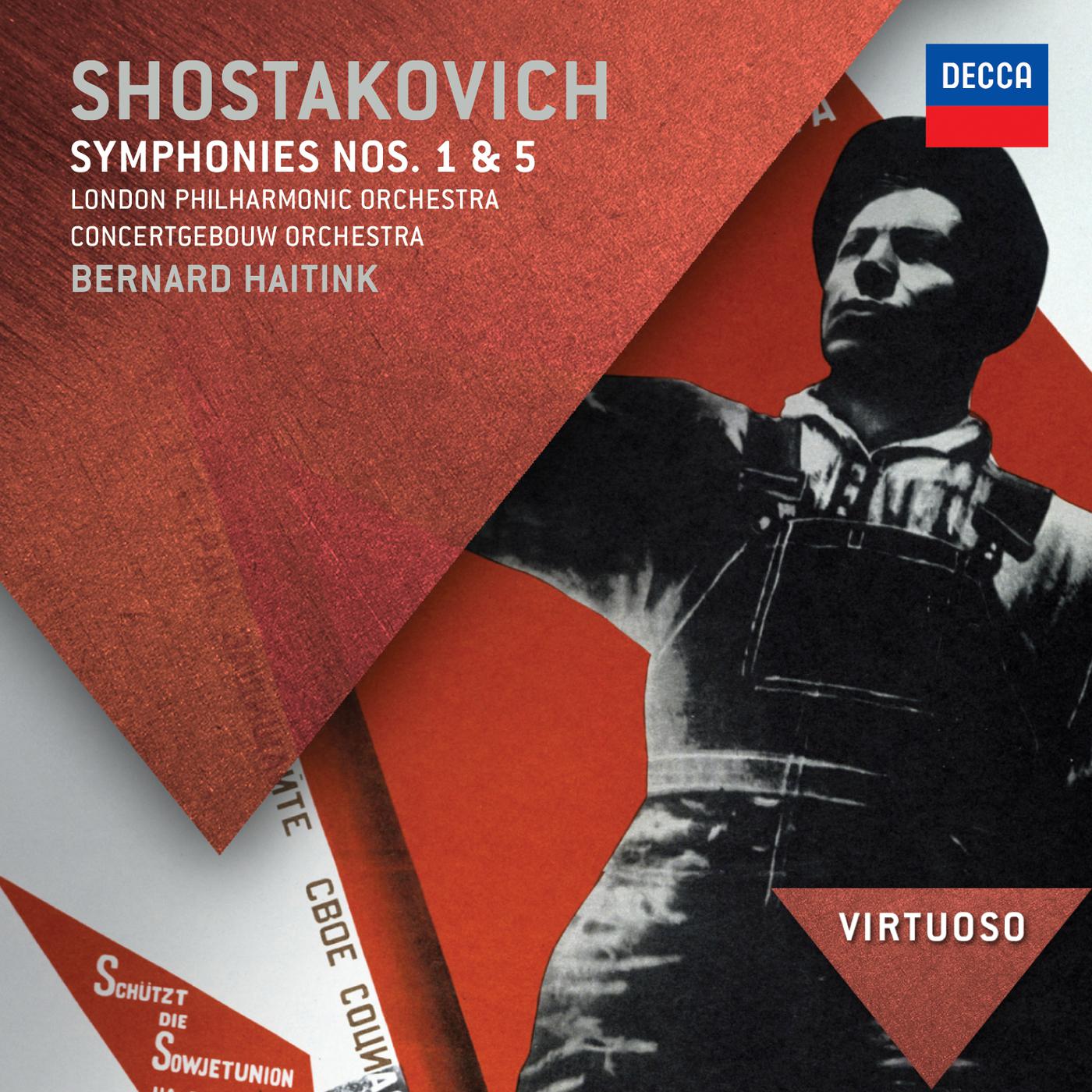Постер альбома Shostakovich: Symphonies Nos.1 & 5