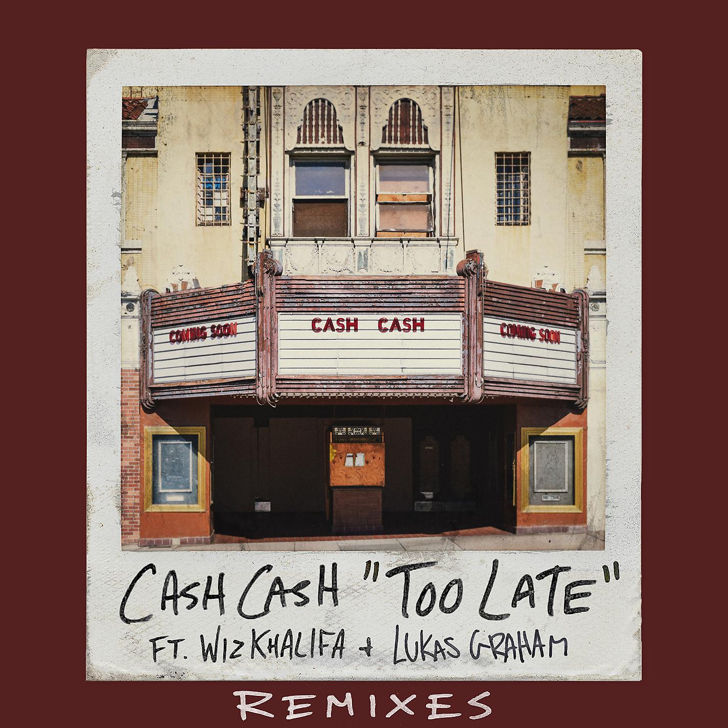 Постер альбома Too Late (feat. Wiz Khalifa & Lukas Graham) [Riggi & Piros Remix]