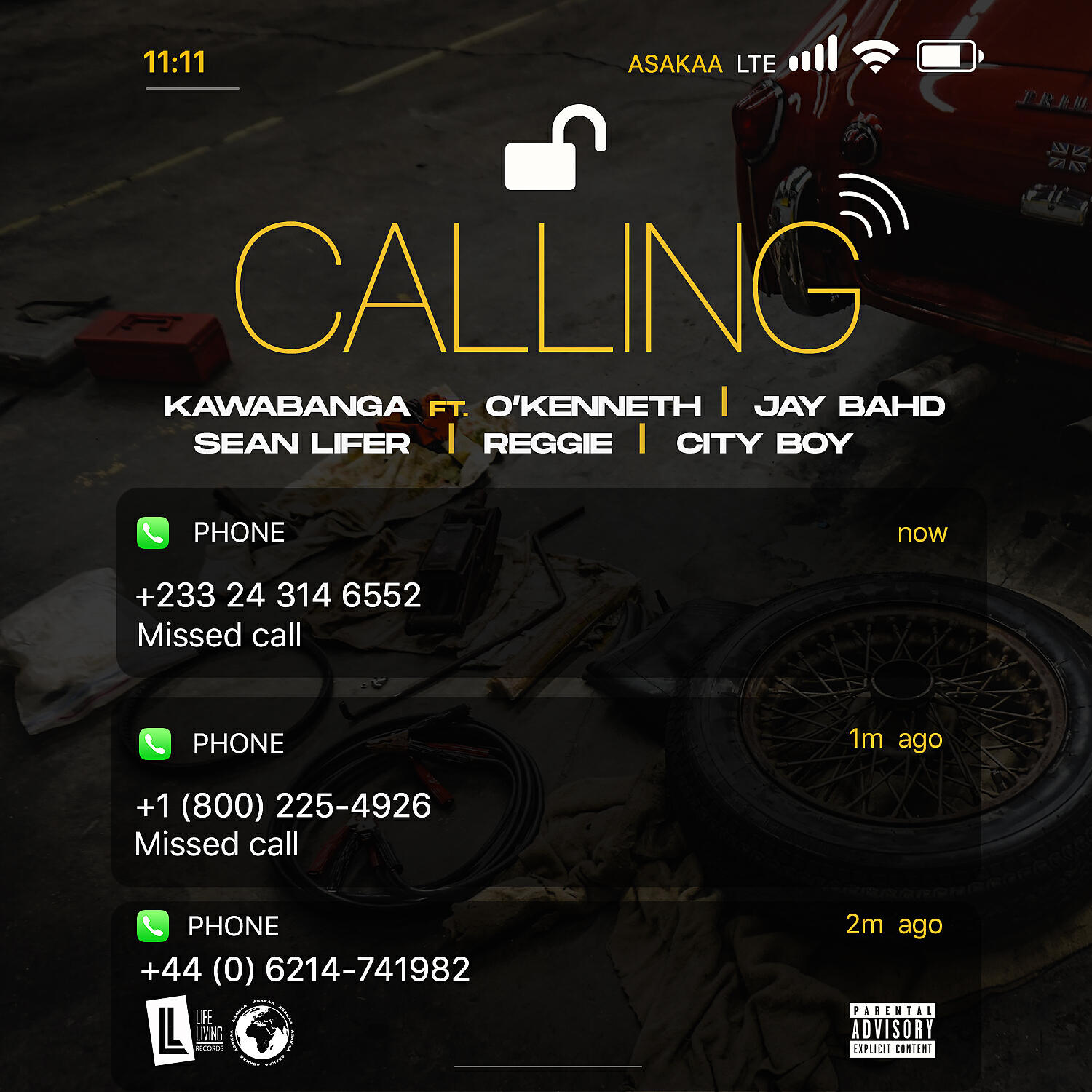 Kawabanga - Calling (feat. O'Kenneth, Jay Bahd, Sean Lifer, Reggie & City Boy)
