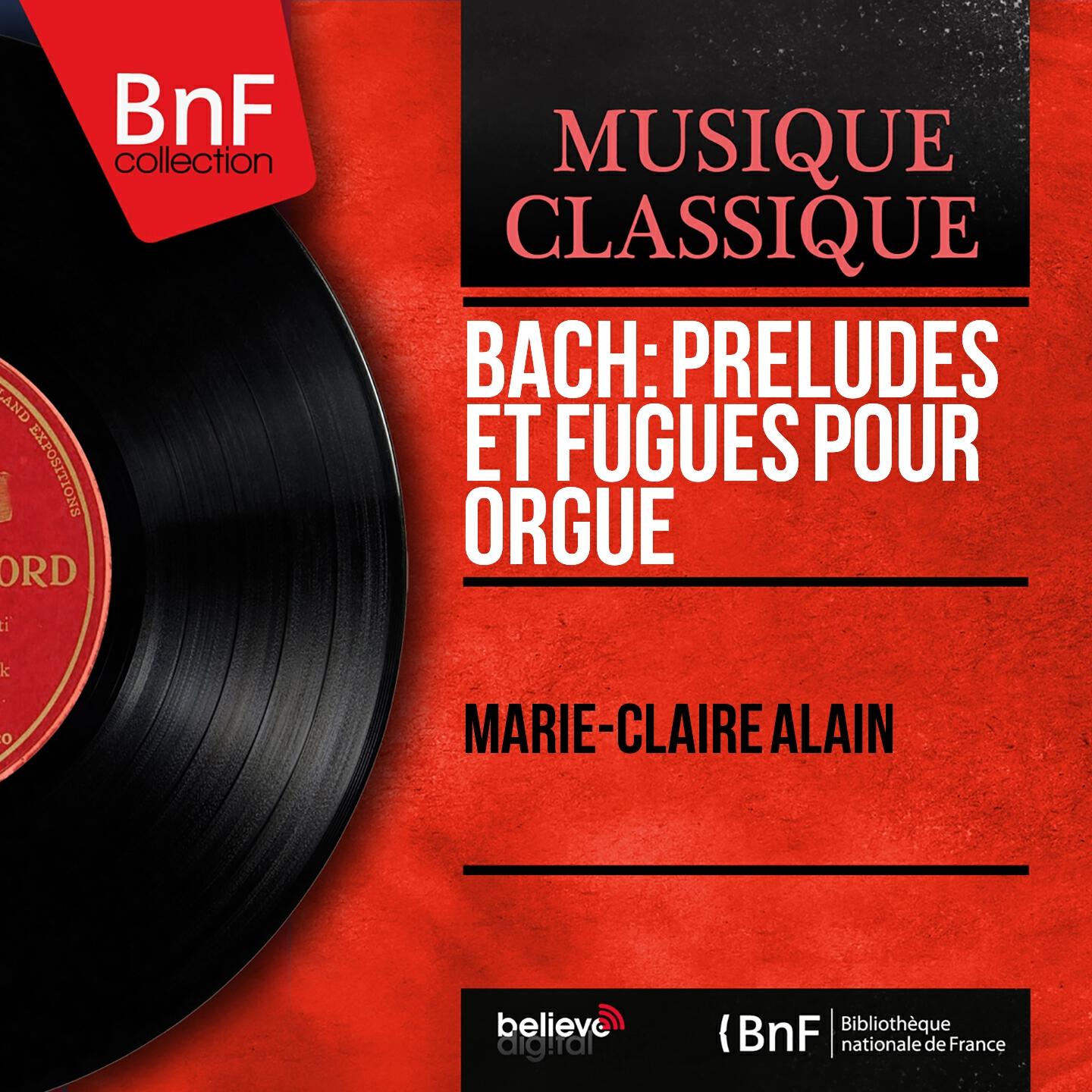 Marie-Claire Alain - 8 Short Preludes and Fugues: No. 7 in A Minor, BWV 559