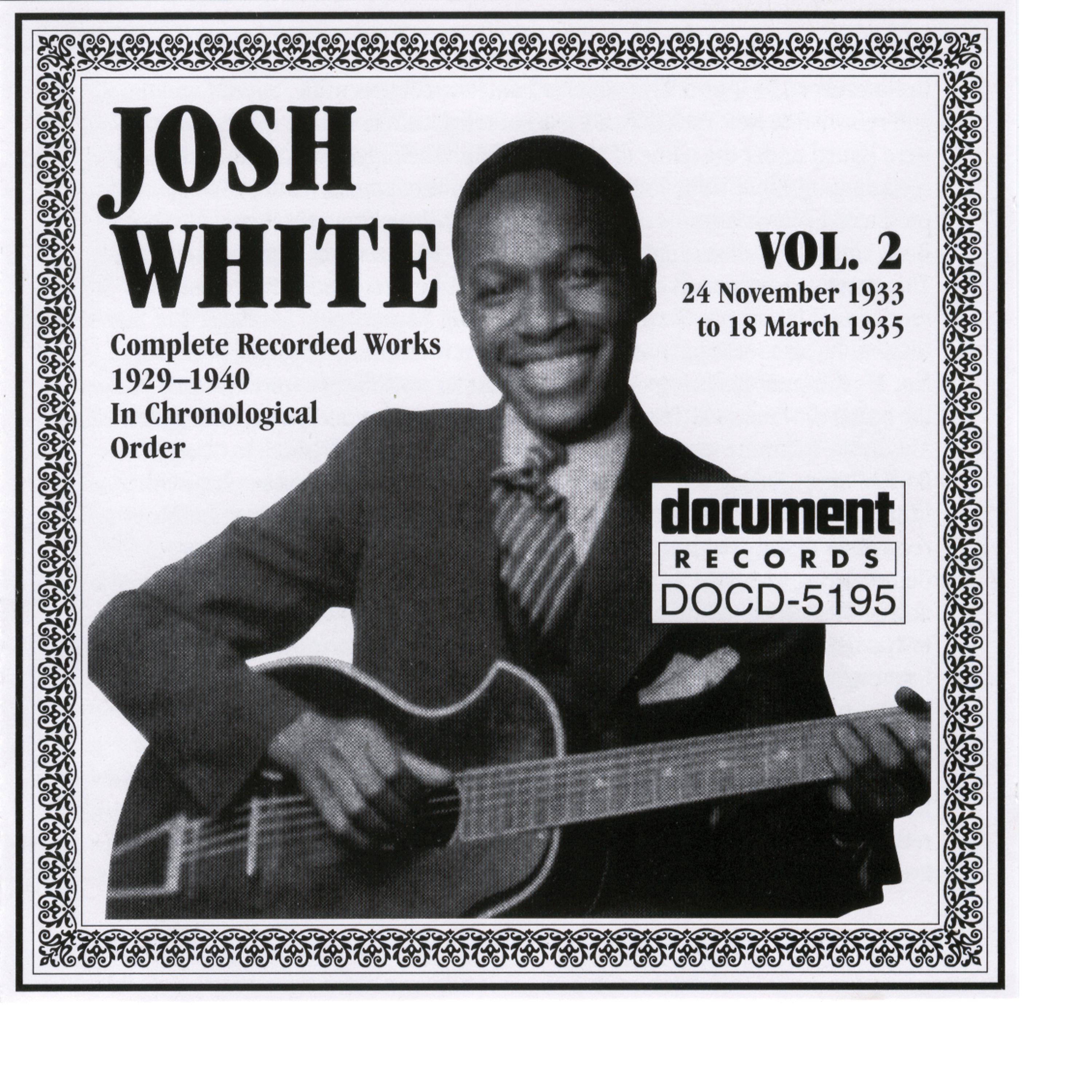 Постер альбома Josh White Vol. 2 1933-1935