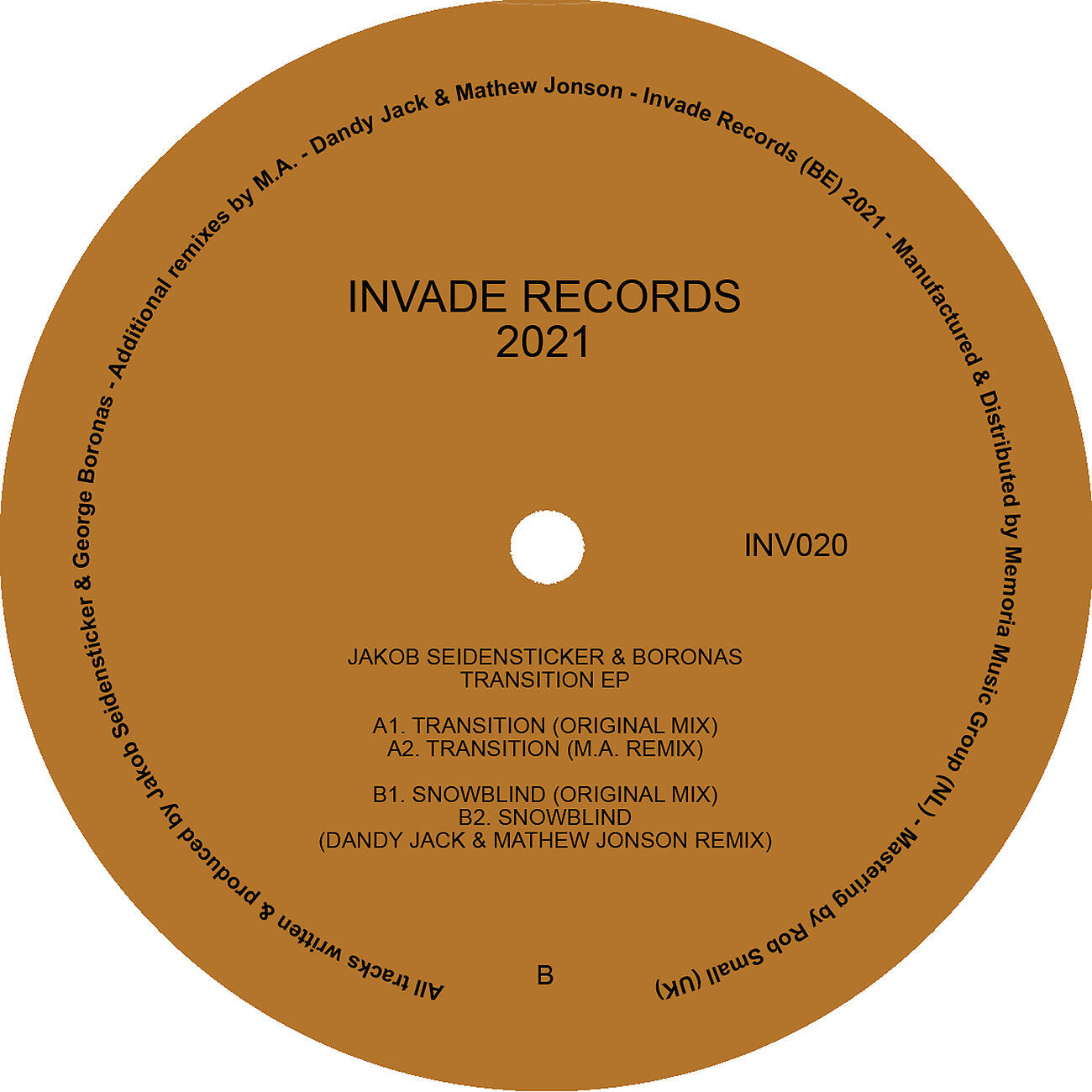 Jakob Seidensticker - Snowblind (Dandy Jack & Mathew Jonson Remix)
