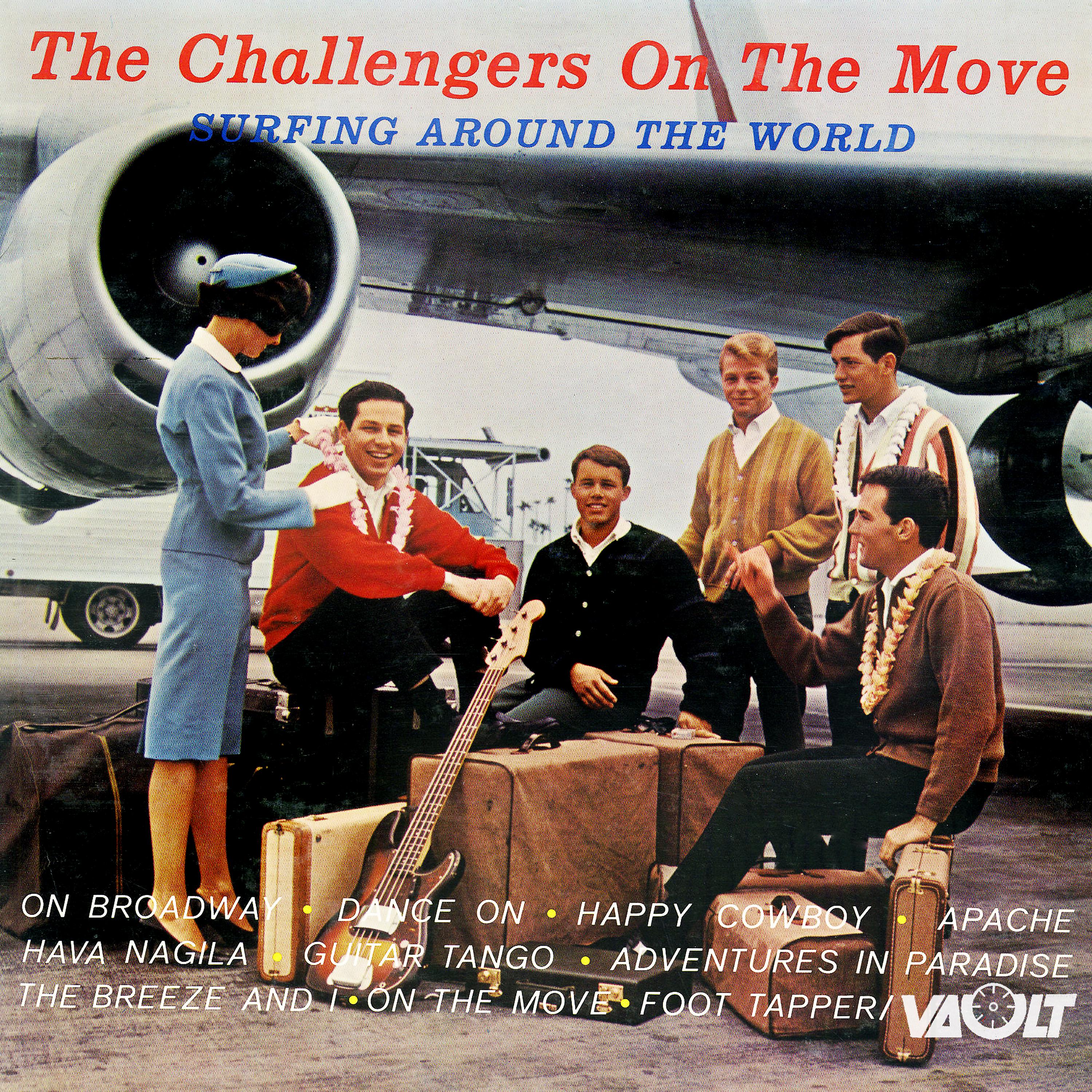 Постер альбома The Challengers on the Move (Surfing Around the World)