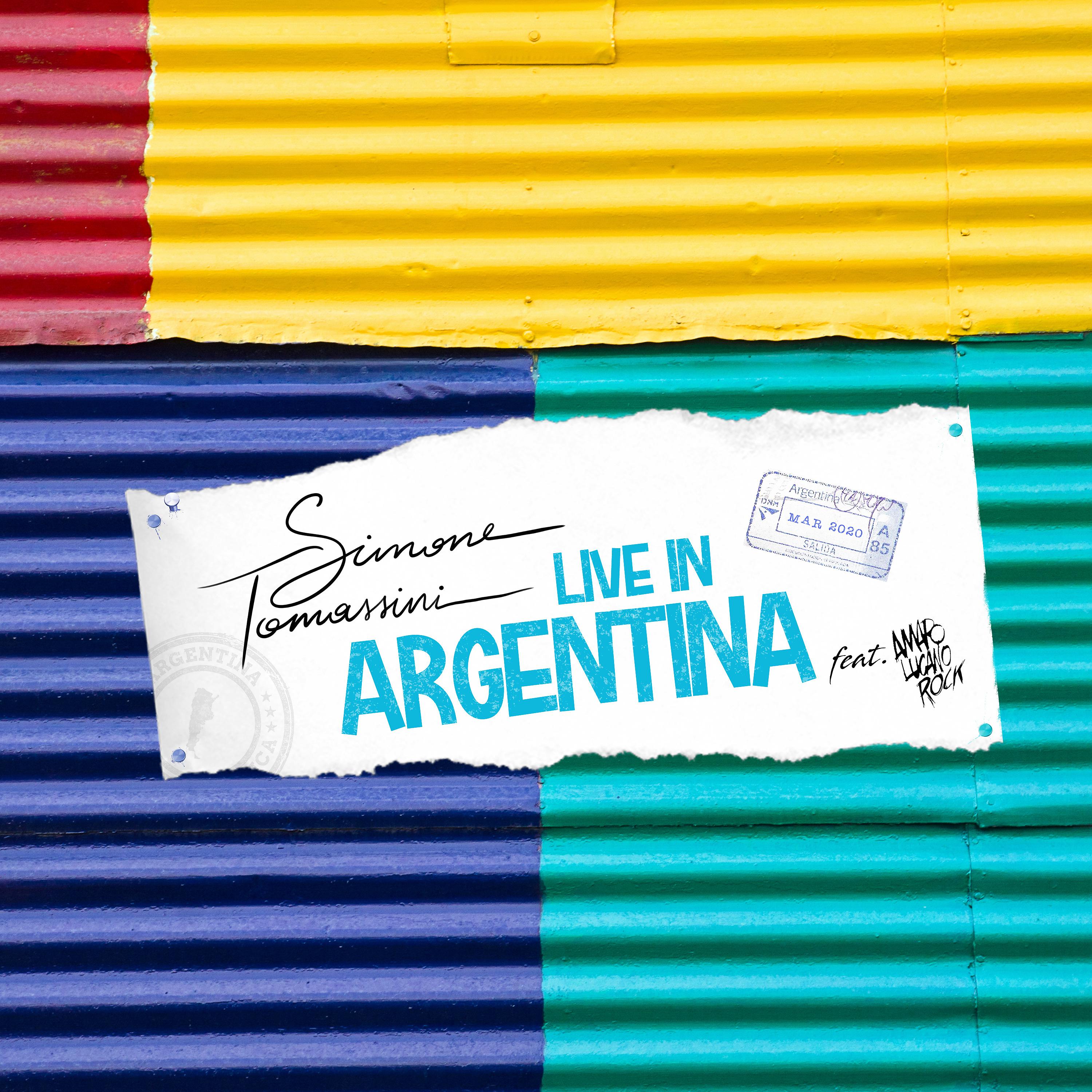 Постер альбома Simone Tomassini Live in Argentina