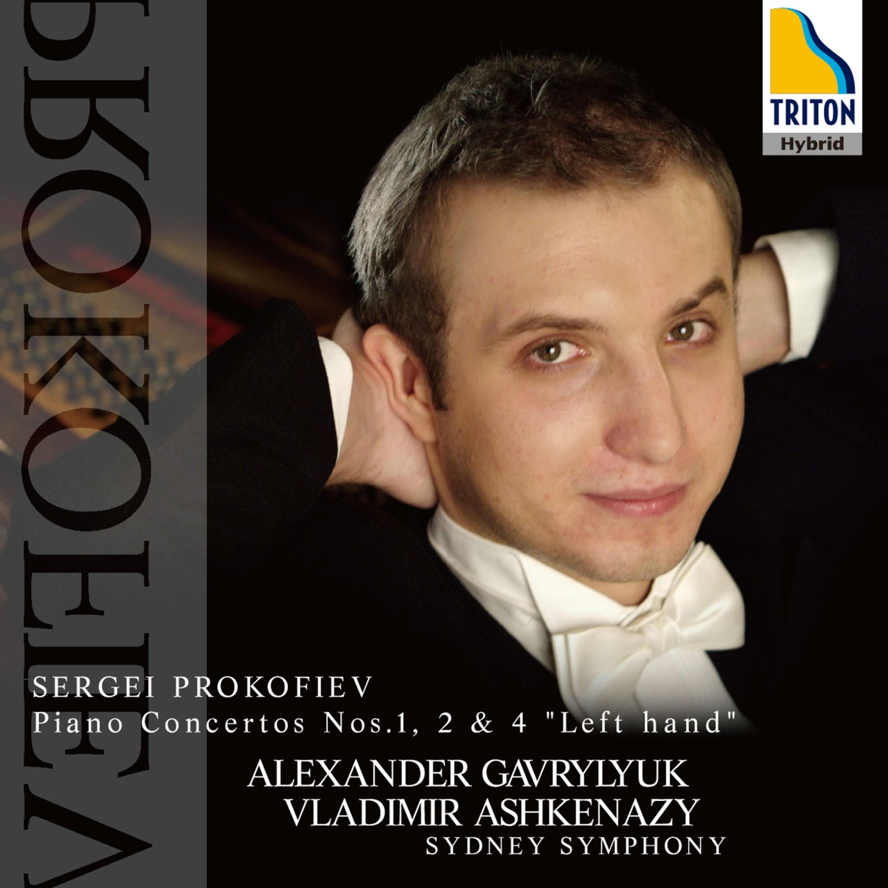 Постер альбома Prokofiev: Piano Concertos Nos. 1, 2 & 4 ''Left hand''
