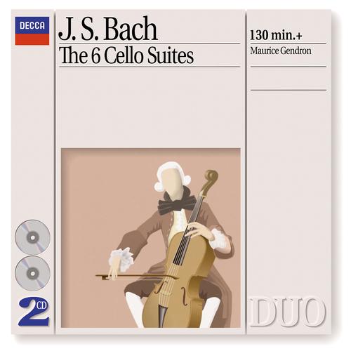 Maurice Gendron - J.S. Bach: Suite for Solo Cello No. 2 in D Minor, BWV 1008 - 1. Prélude