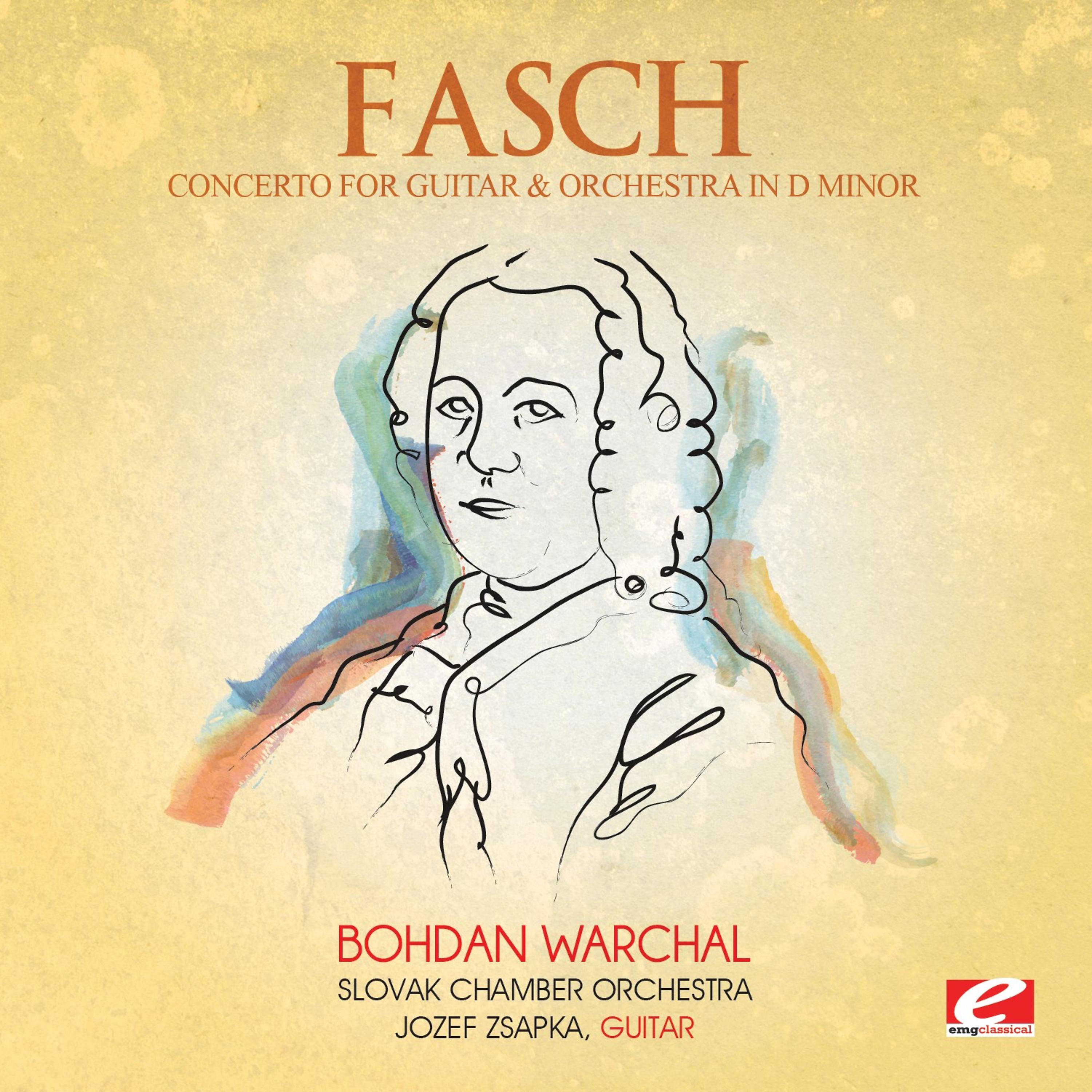 Постер альбома Fasch: Concerto for Guitar and Orchestra in D Minor, Fwv L:d 1 (Digitally Remastered)