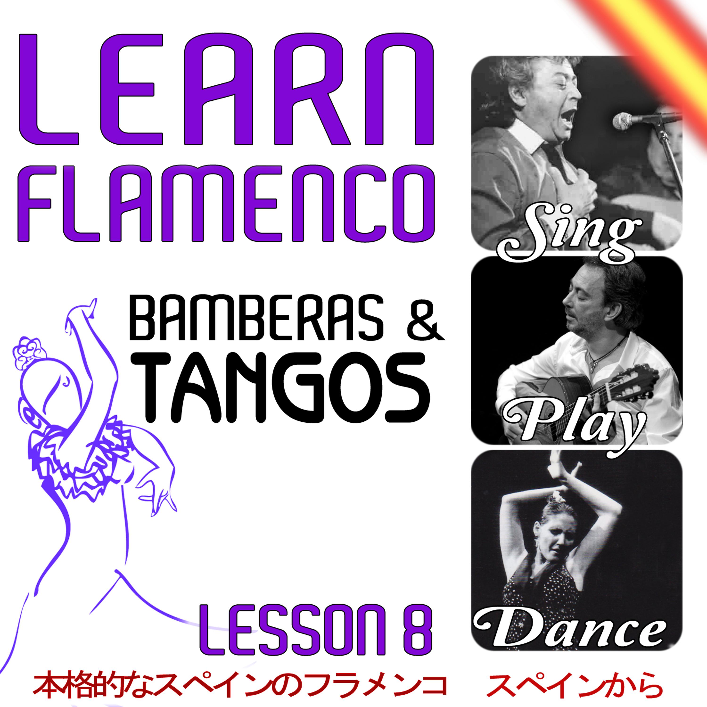 Постер альбома Learn Flamenco. Sing, Play And Dance Bamberas And Tangos. Lesson 8