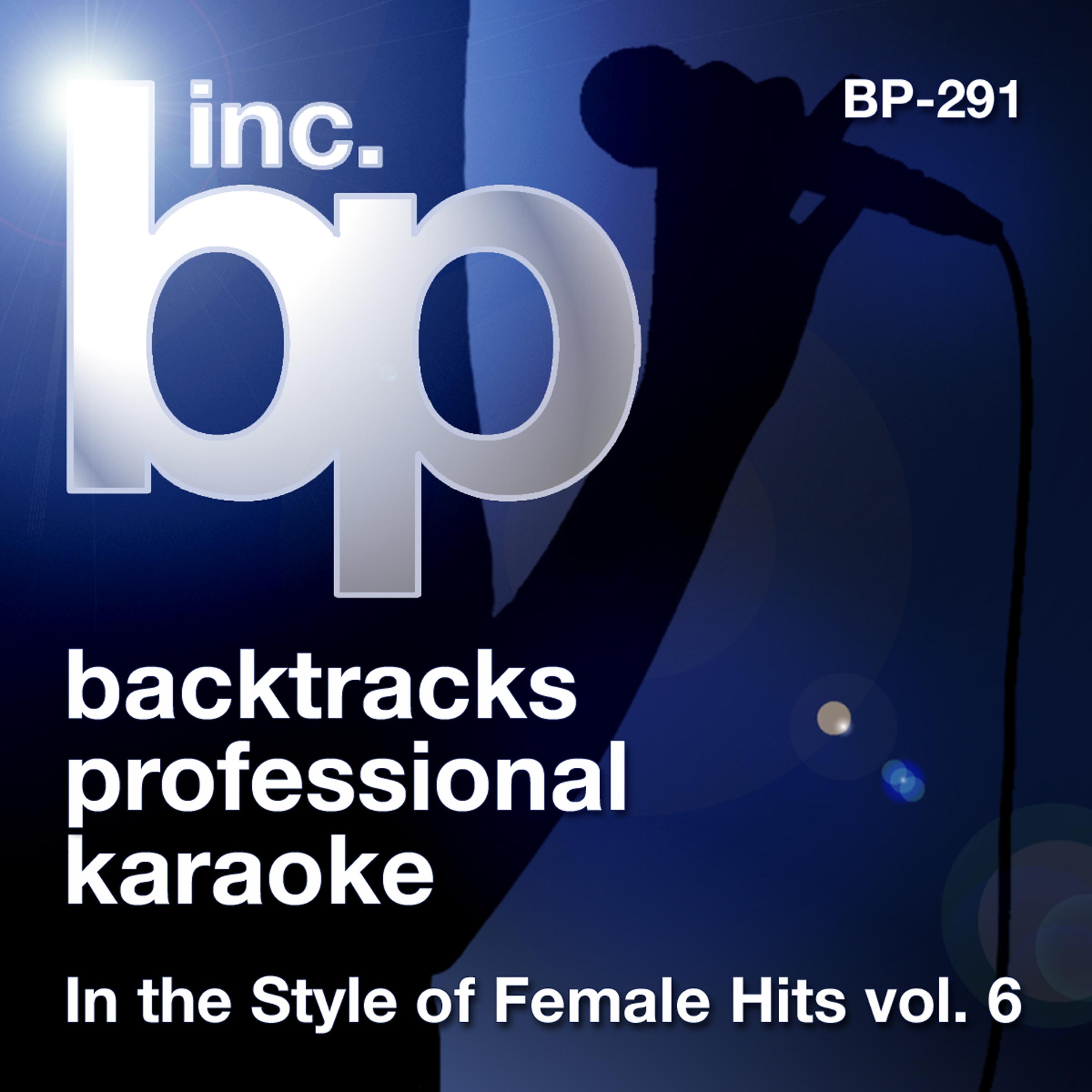 Постер альбома Karaoke Female Hits, Vol. 6 - EP