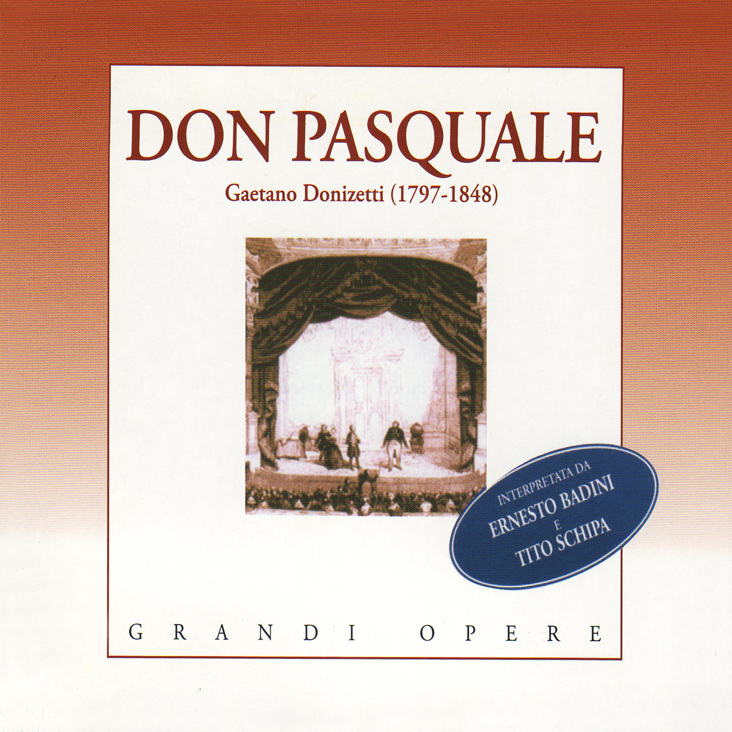 Gaetano Donizetti - Don Pasquale, atto I, scene II: 