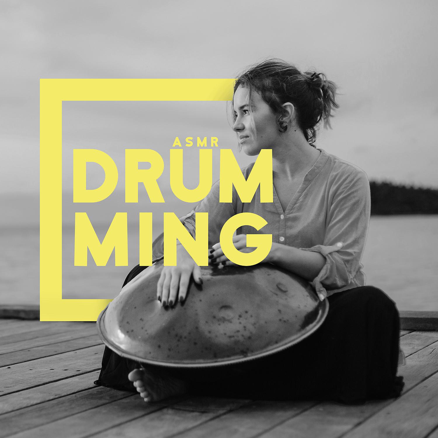 Постер альбома ASMR Drumming: Drums Sounds for Mindfulness Meditation & Relaxation