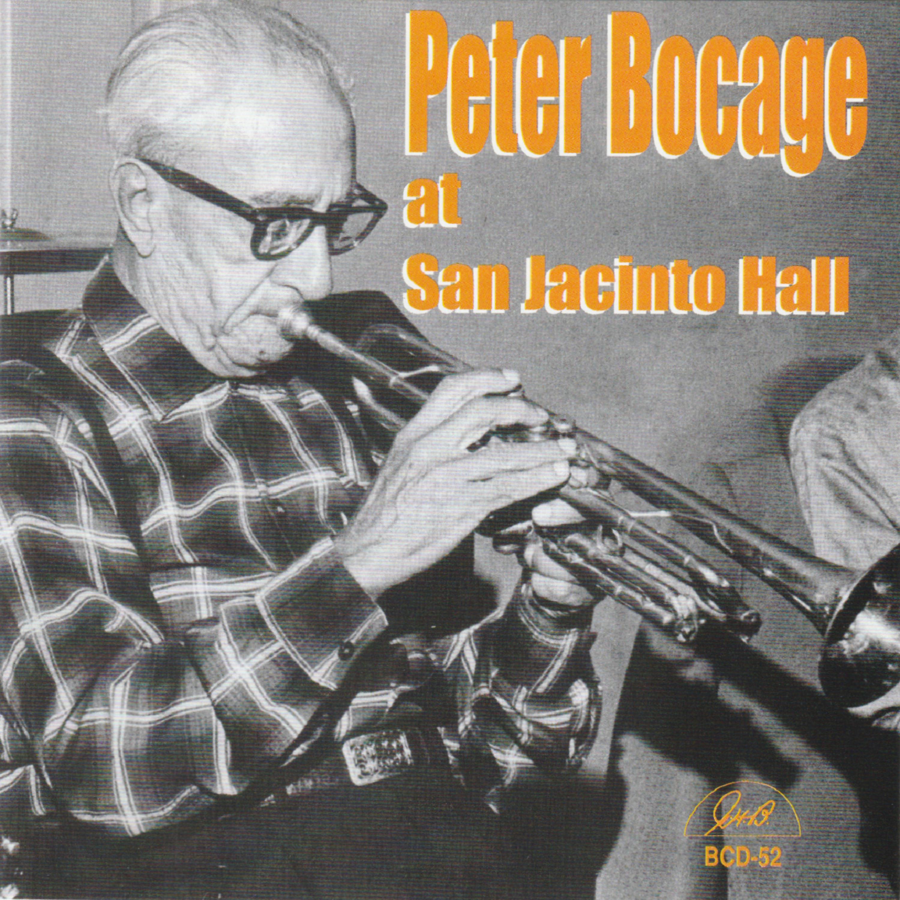 Постер альбома Peter Bocage at San Jacinto Hall