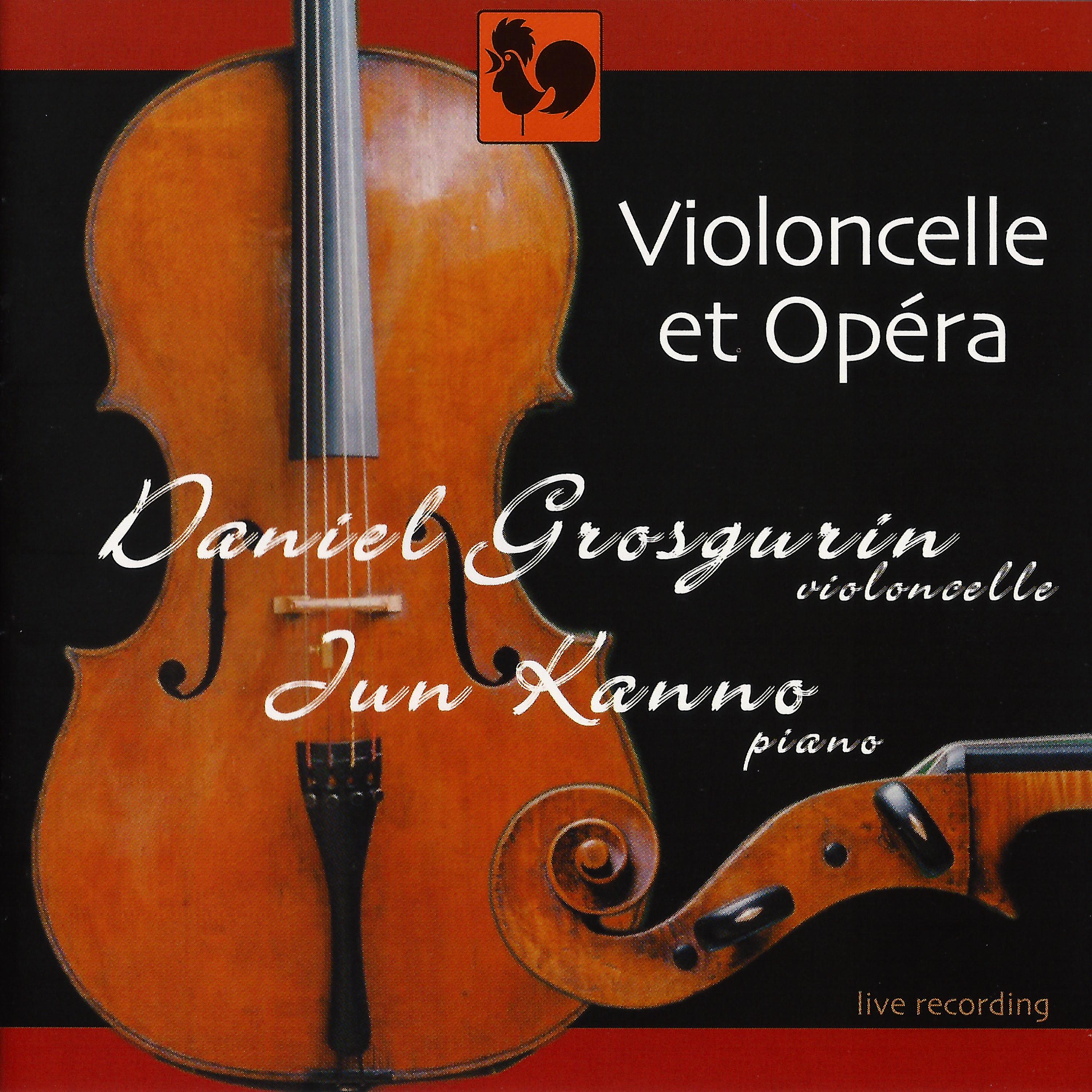 Постер альбома Cello & Opera: Works for Cello & Piano (Live)