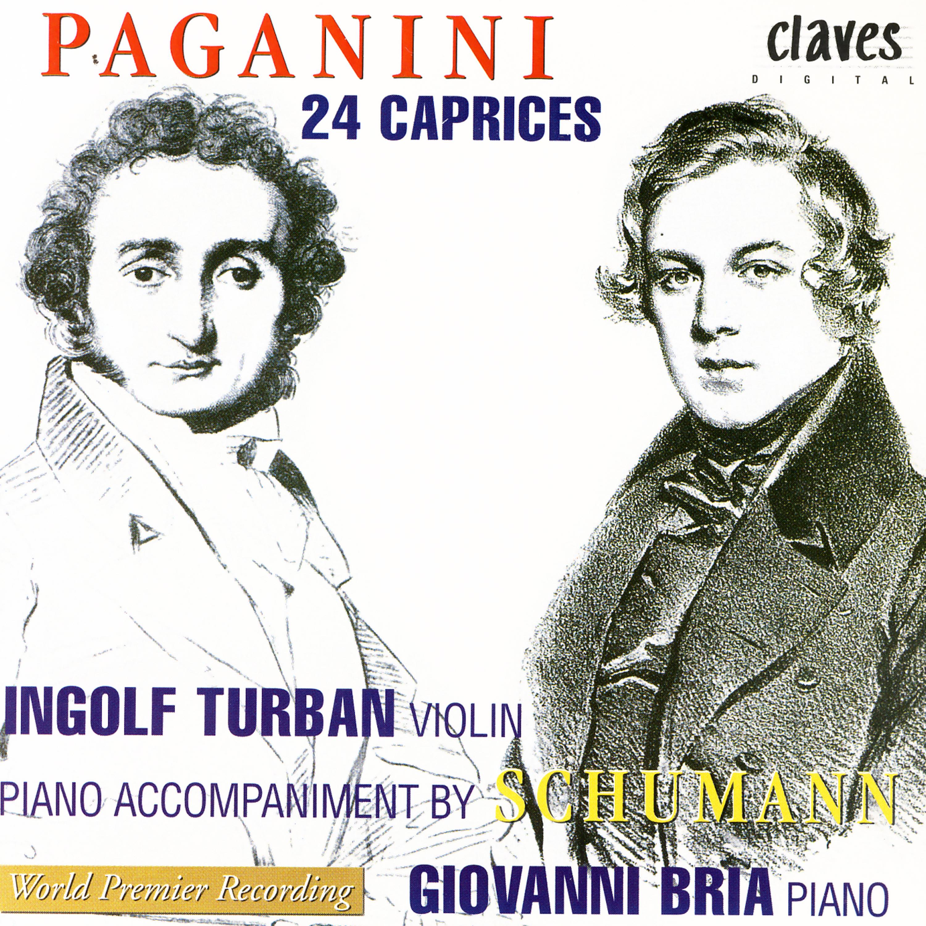 Постер альбома Niccolò Paganini: 24 Caprices, Op. 1