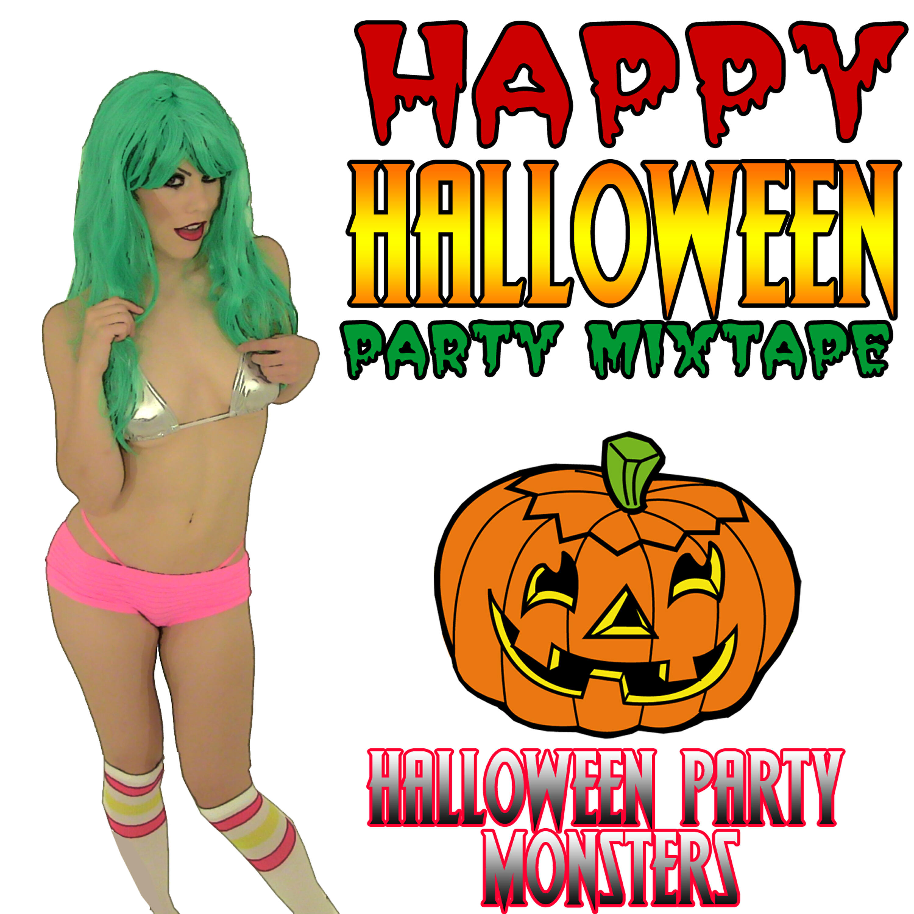 Halloween Party Monsters - Grinning Skull (Halloween Party Version)