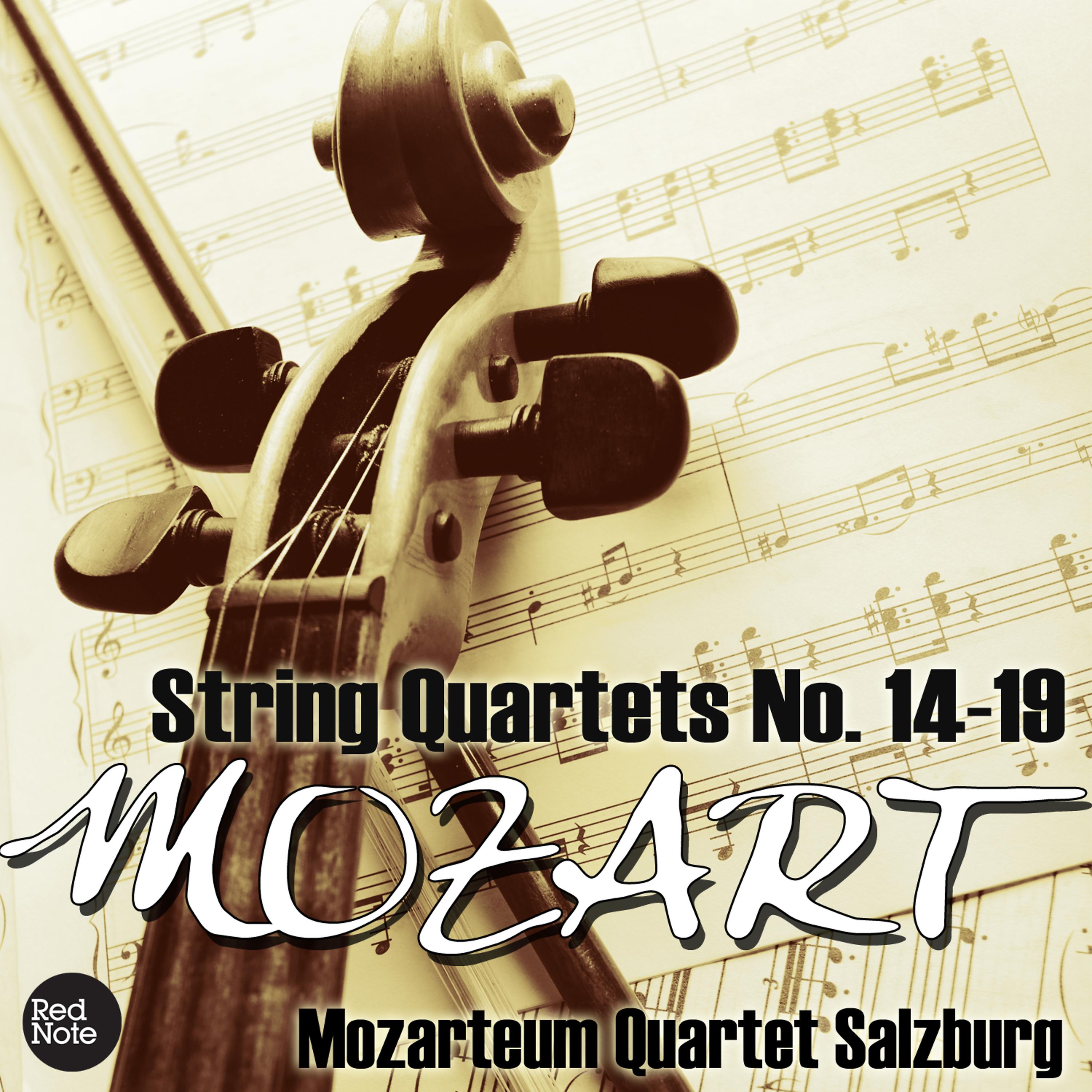 Постер альбома Mozart - String Quartets No. 14-19
