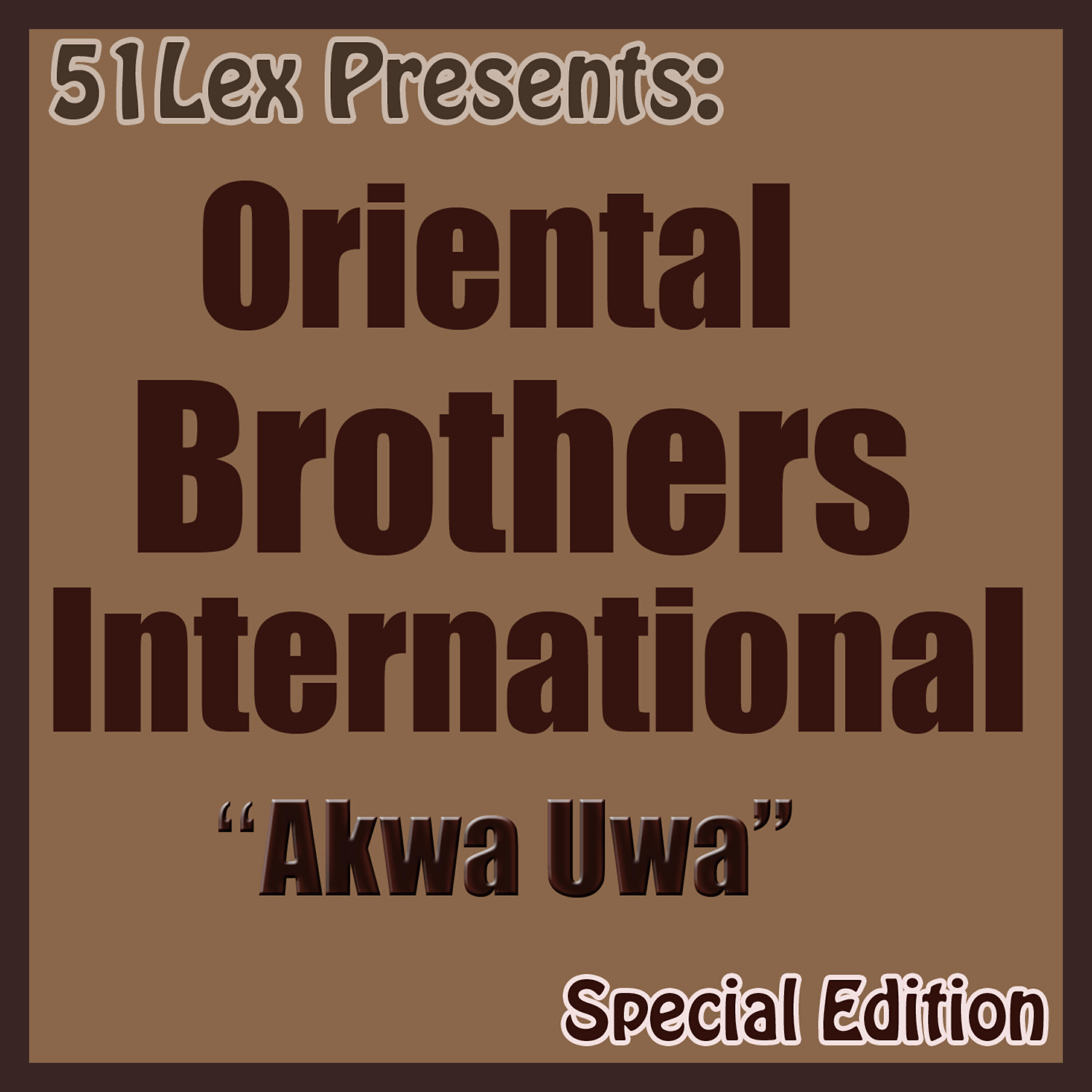 Oriental Brothers International Band - Onye Si Naniya Biri