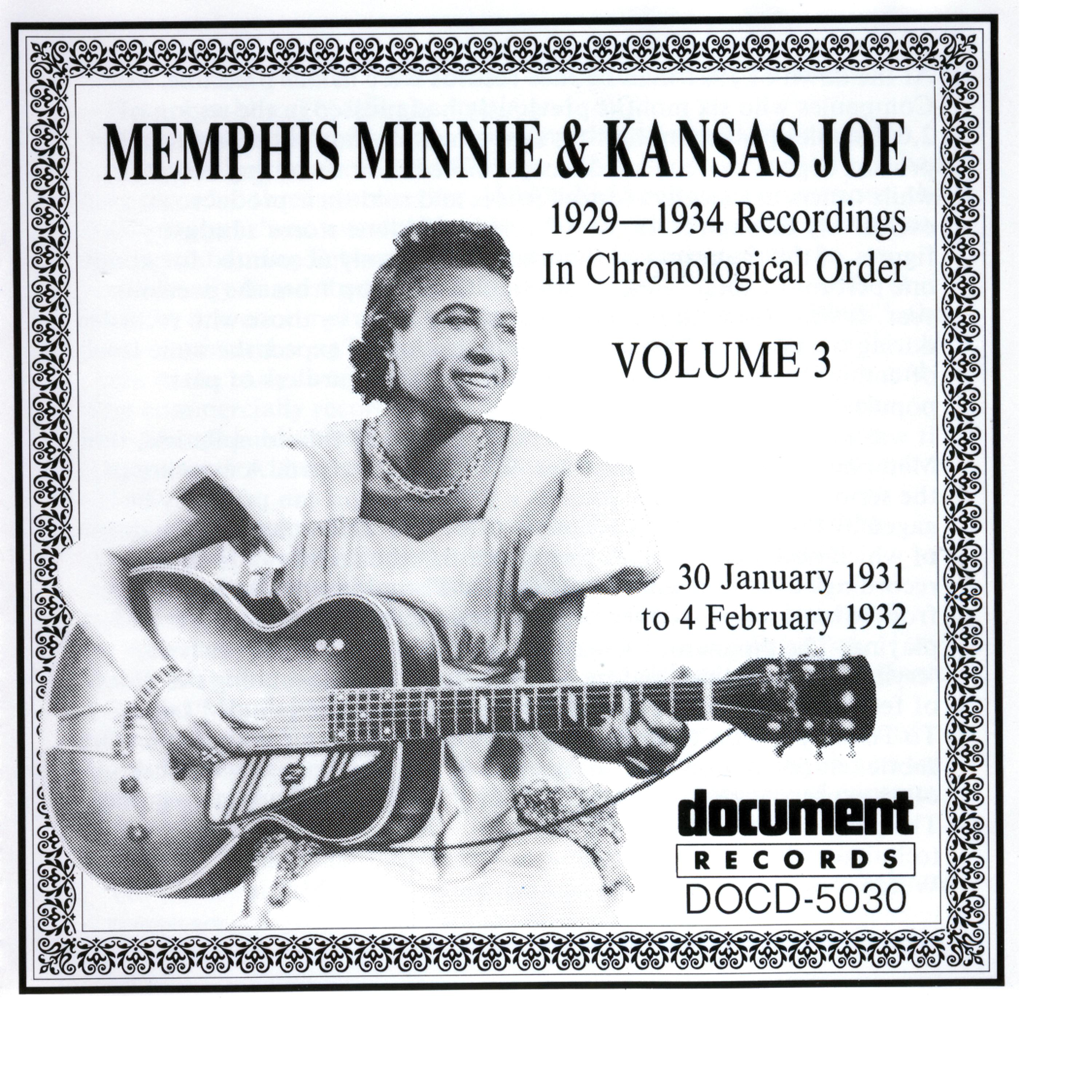 Постер альбома Memphis Minnie & Kansas Joe Vol. 3 (1931 - 1932)