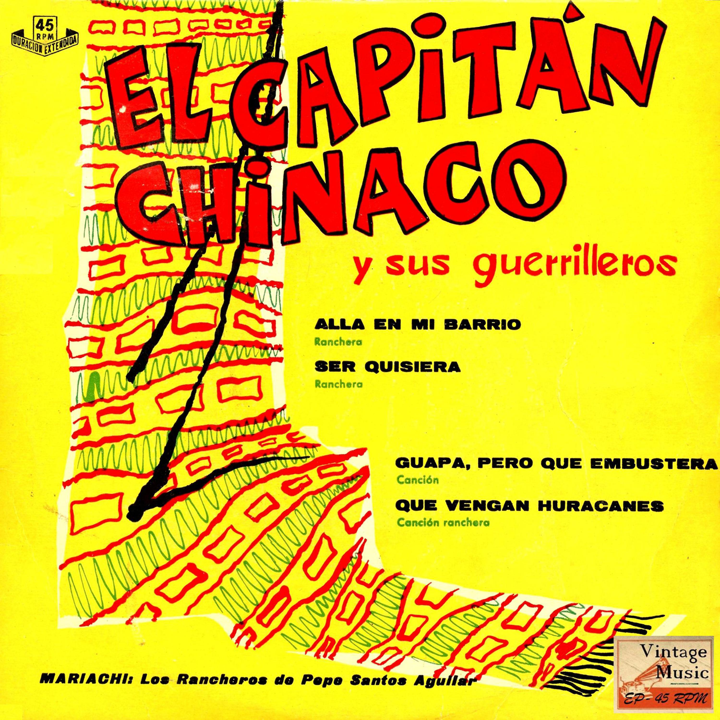 Постер альбома Vintage México Nº 107 - EPs Collectors "Que Vengan Huracanes"