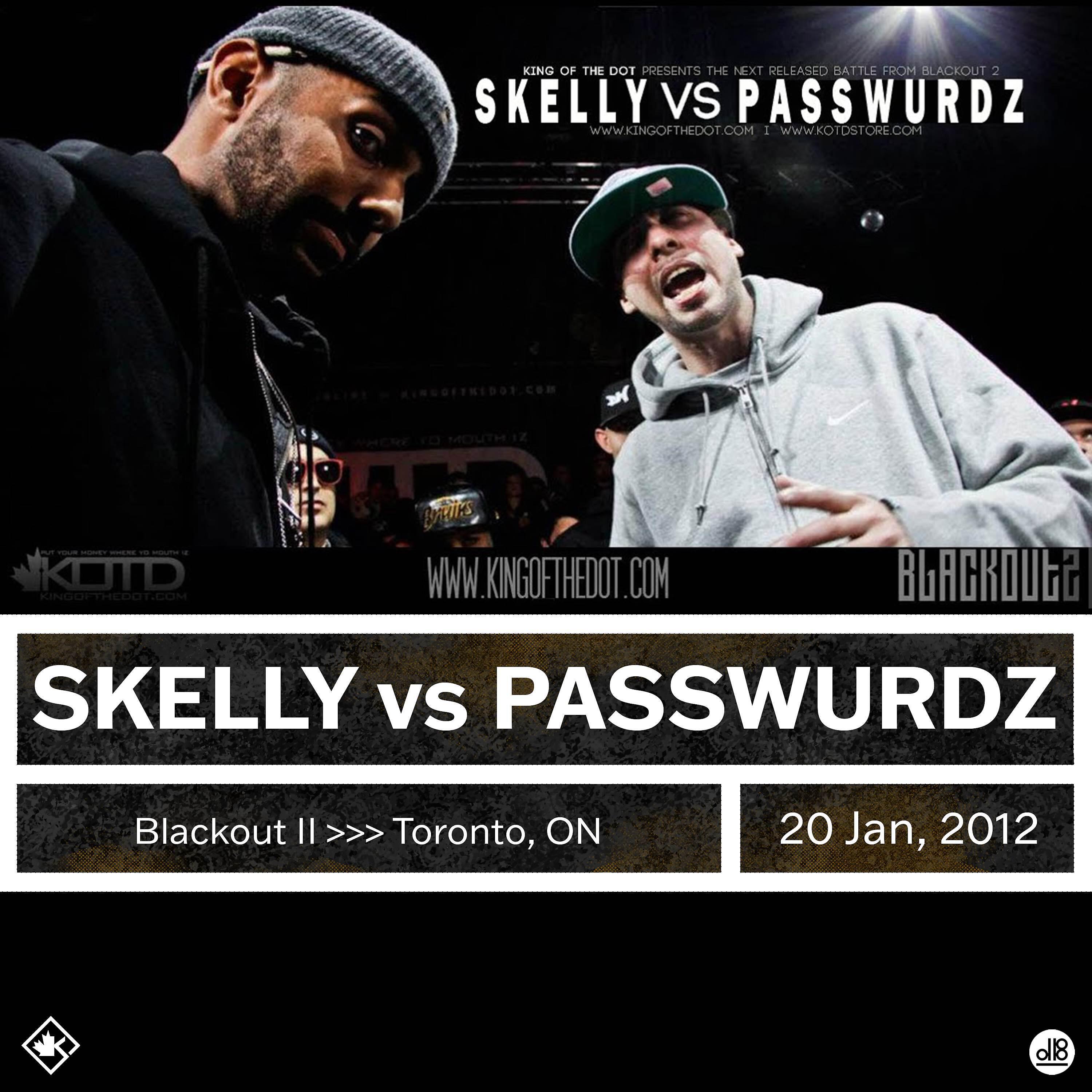 King Of The Dot - Round 1 - Skelly - Skelly vs Passwurdz