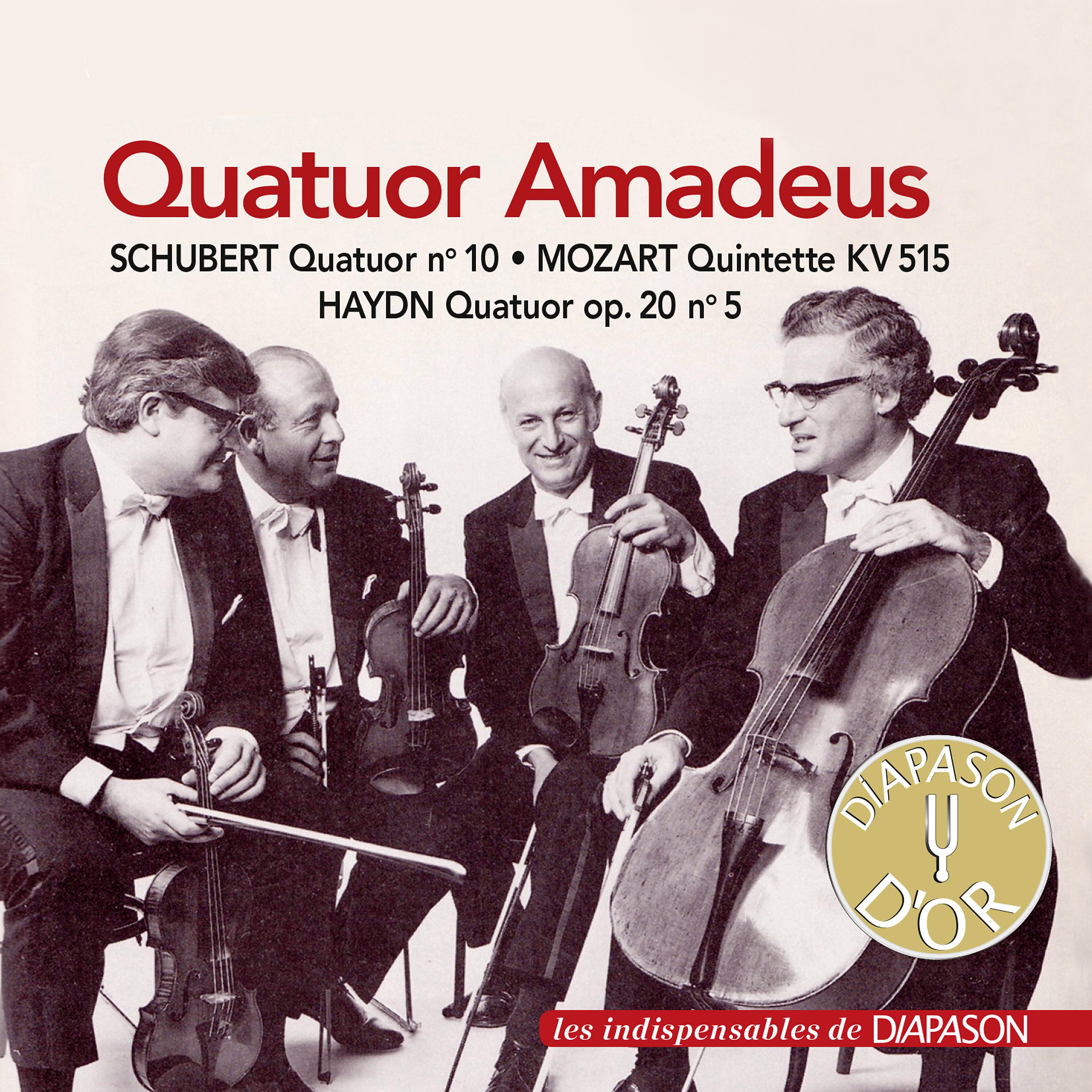 Постер альбома Haydn, Mozart & Schubert: Œuvres avec quatuor à cordes (Les indispensables de Diapason)