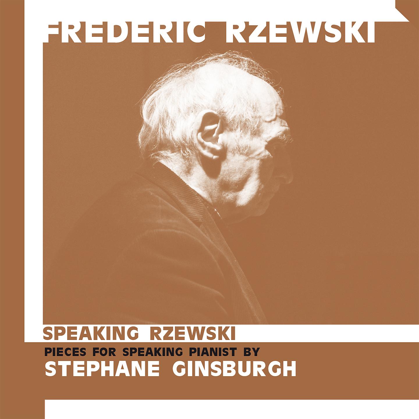 Постер альбома Speaking Rzewski