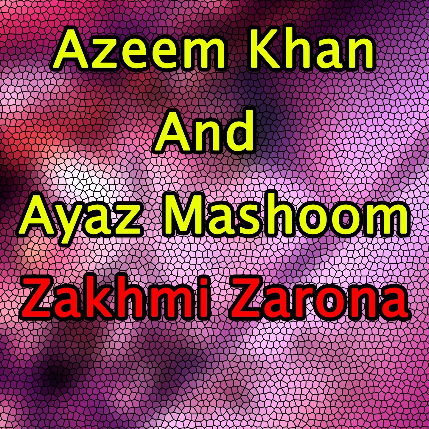 Постер альбома Zakhmi Zarona