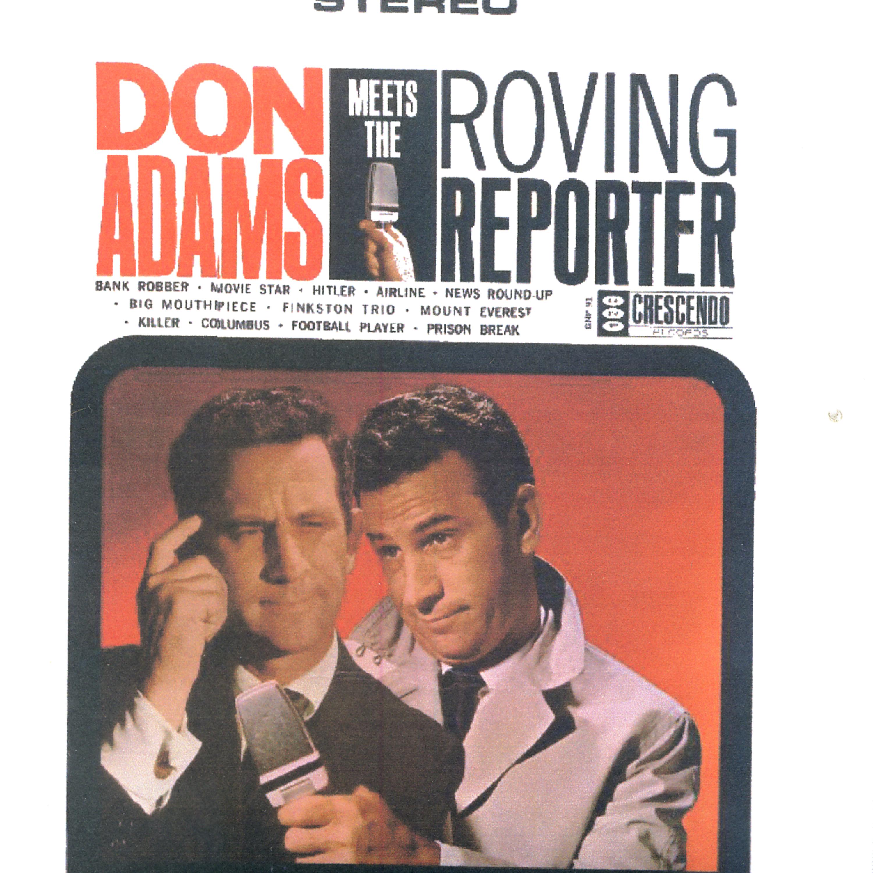 Постер альбома Don Adams Meets The Roving Reporter