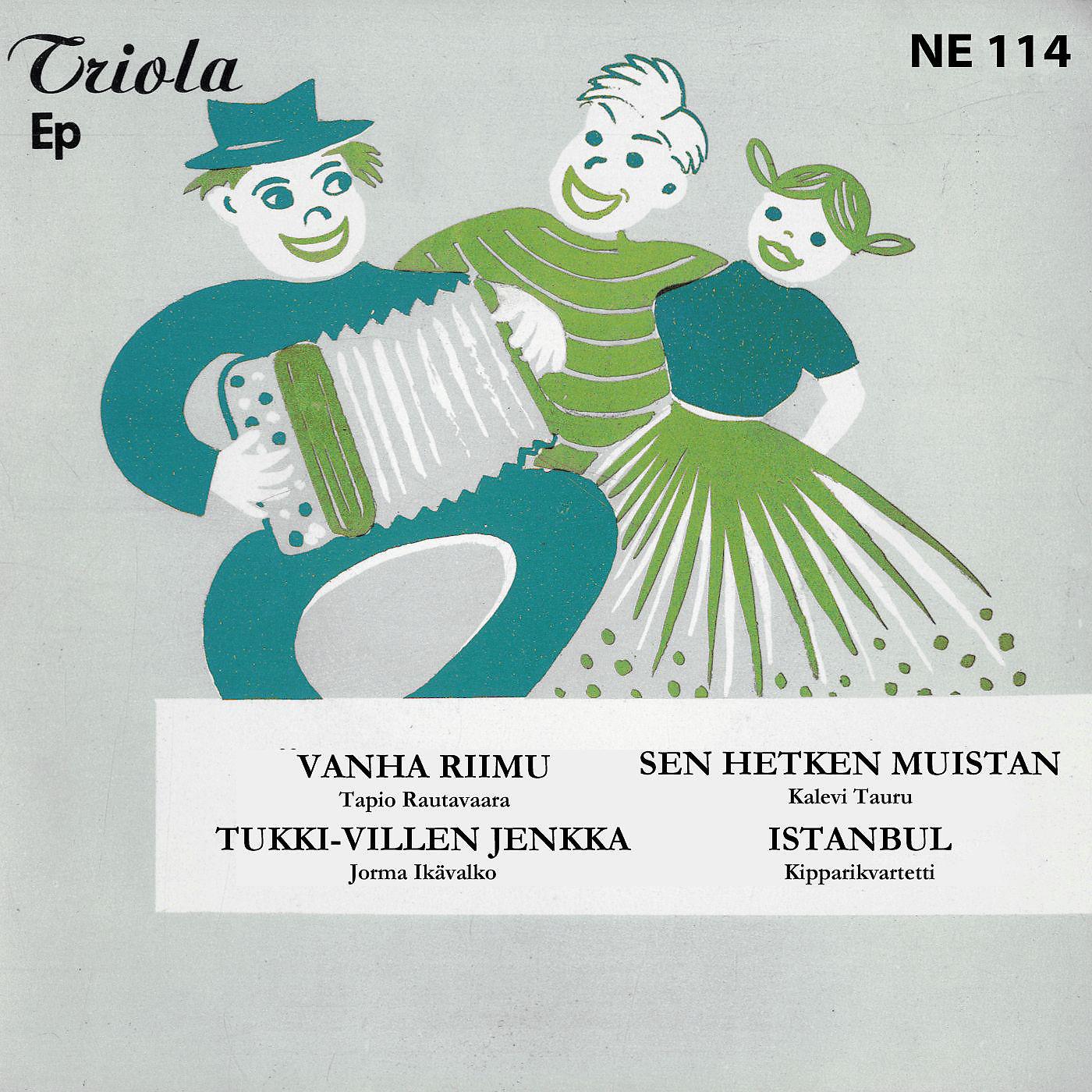 Постер альбома Tapio Rautavaara, Kipparikvartetti, Kalevi Tauru ja Jorma Ikävalko