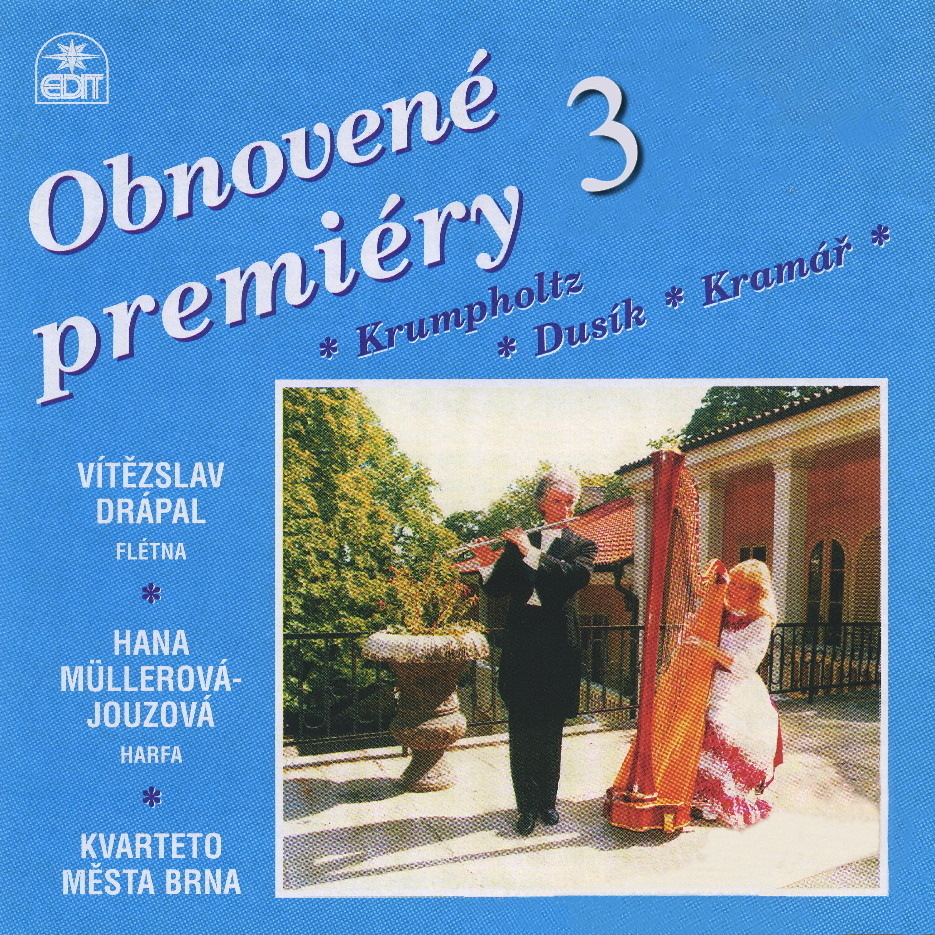 Vítězslav Drápal - Sonata in E-Flat Major for Flute and Harp, Op. 12, No. 2 : II. Andante