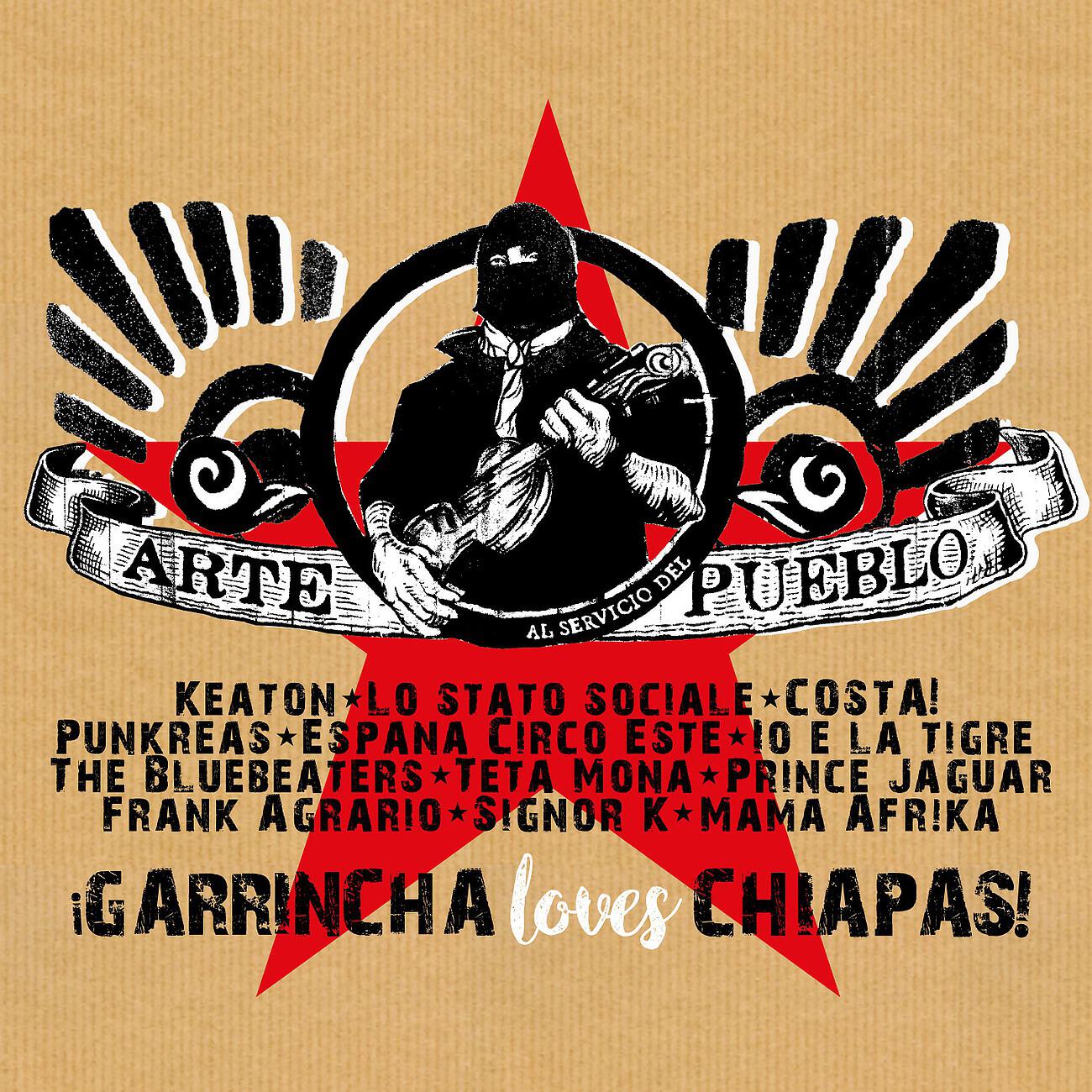 Garrincha Loves Chapas featuring I.O. e la tigre, Keaton and Matteo Costa - No vamos tardar más ноты