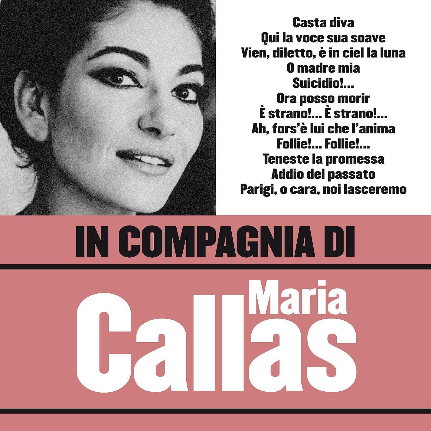 Постер альбома In compagnia di Maria Callas