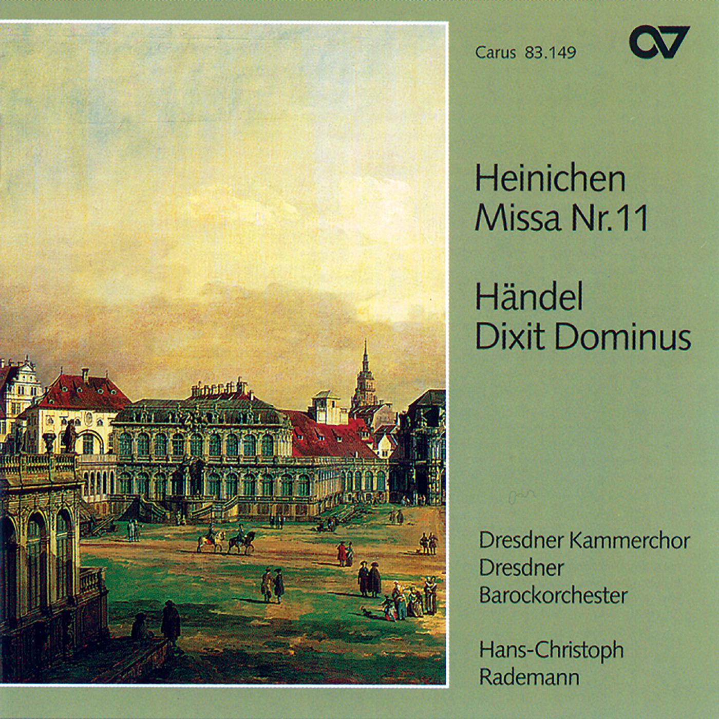 Постер альбома Heinichen: Mass No. 11 in D Major; Handel: Dixit Dominus, HWV 232