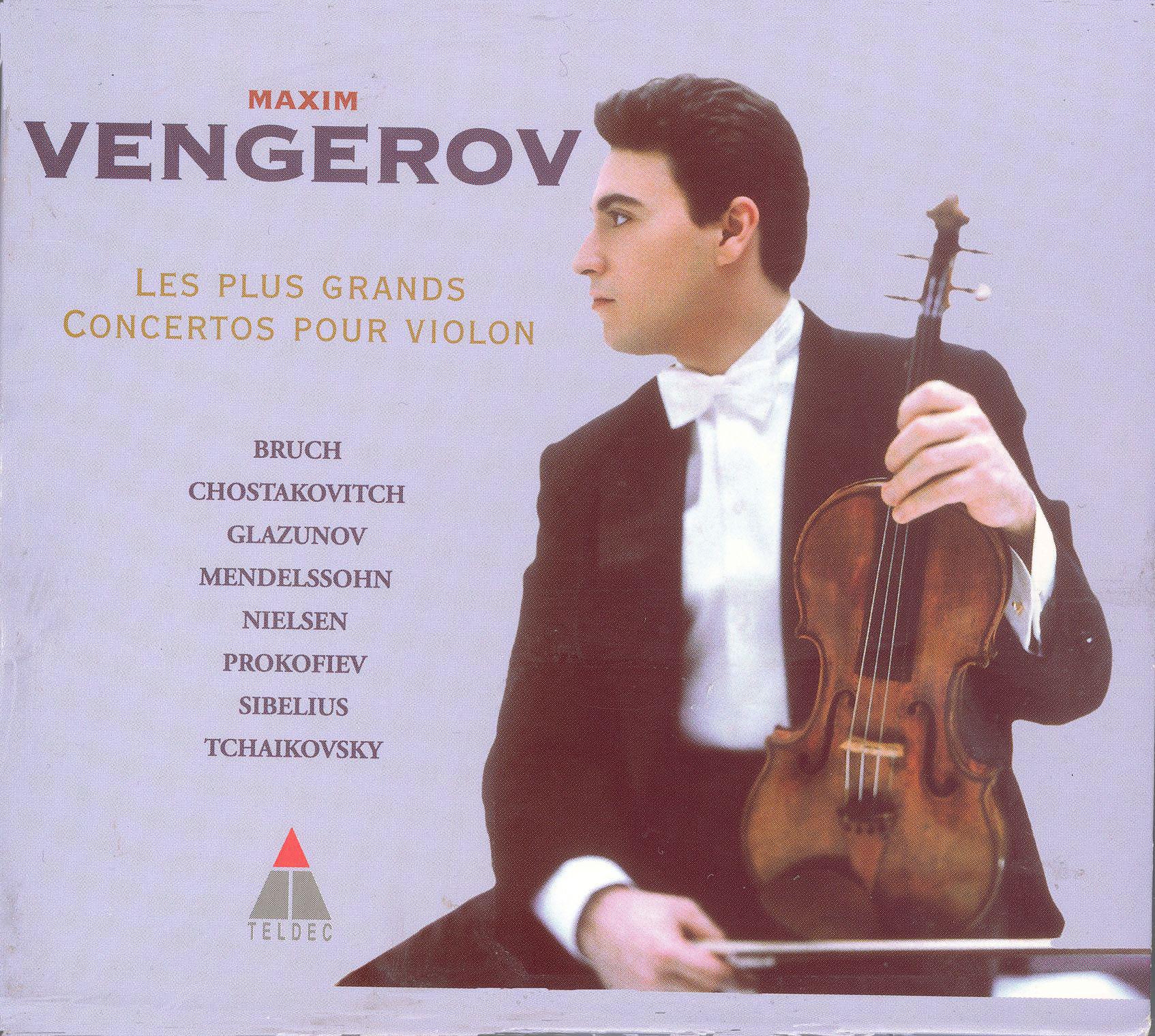 Постер альбома Maxim Vengerov - Great Violin Concertos