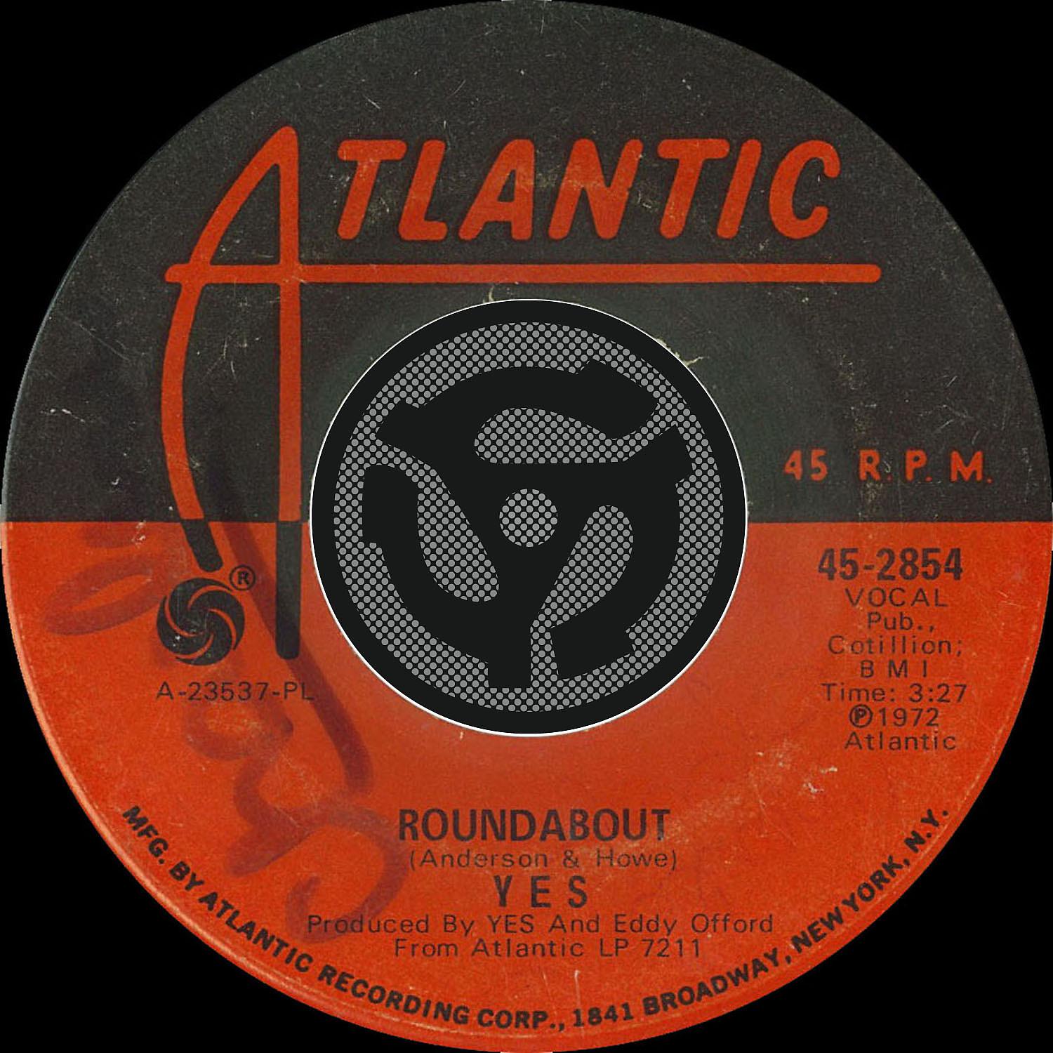 Постер альбома Roundabout [Single Edit] / Long Distance Runaround [Digital 45]