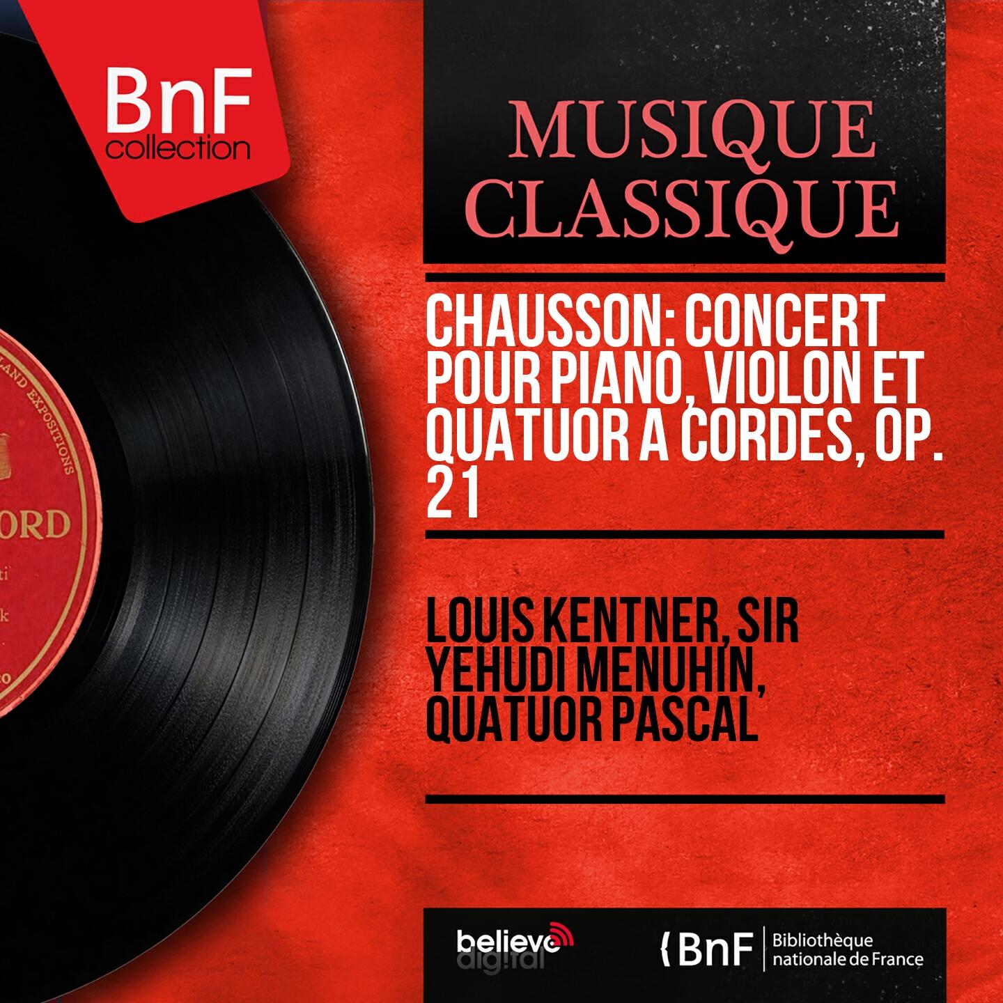Louis Kentner - Concert for Piano, Violin and String Quartet in D Major, Op. 21: I. Décidé - Animé