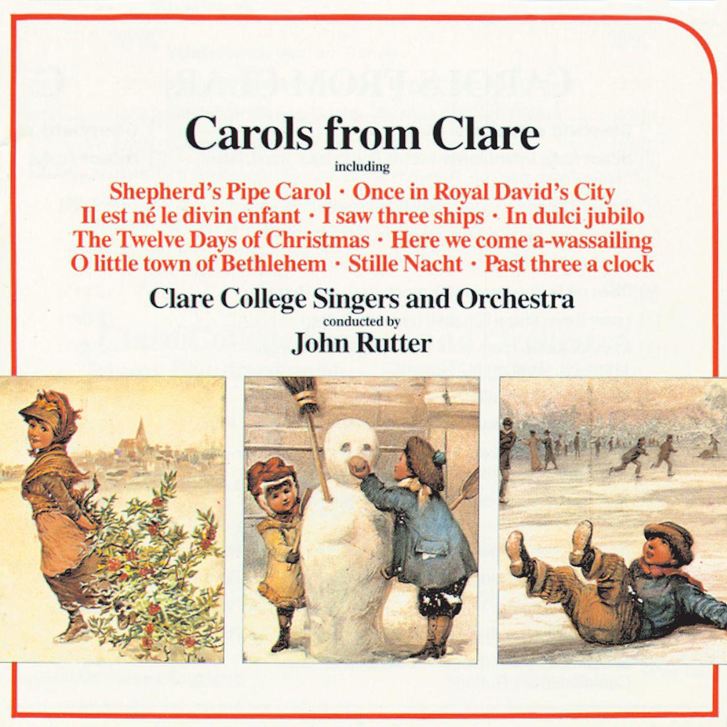 Постер альбома Rutter: Carols from Clare
