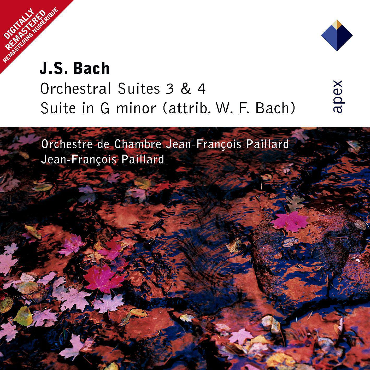 Постер альбома Bach, JS : Orchestral Suites Nos 3, 4 & Suite in G minor  -  Apex