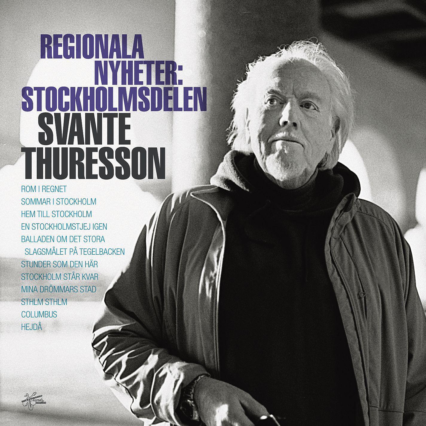 Постер альбома Regionala nyheter: Stockholmsdelen