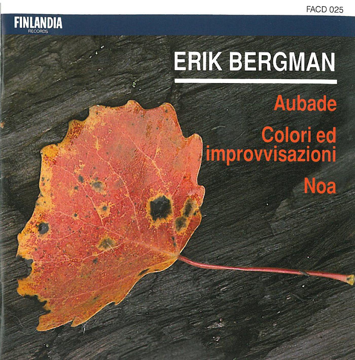Постер альбома Bergman : Aubade, Colori Ed Improvvisazioni, Noa
