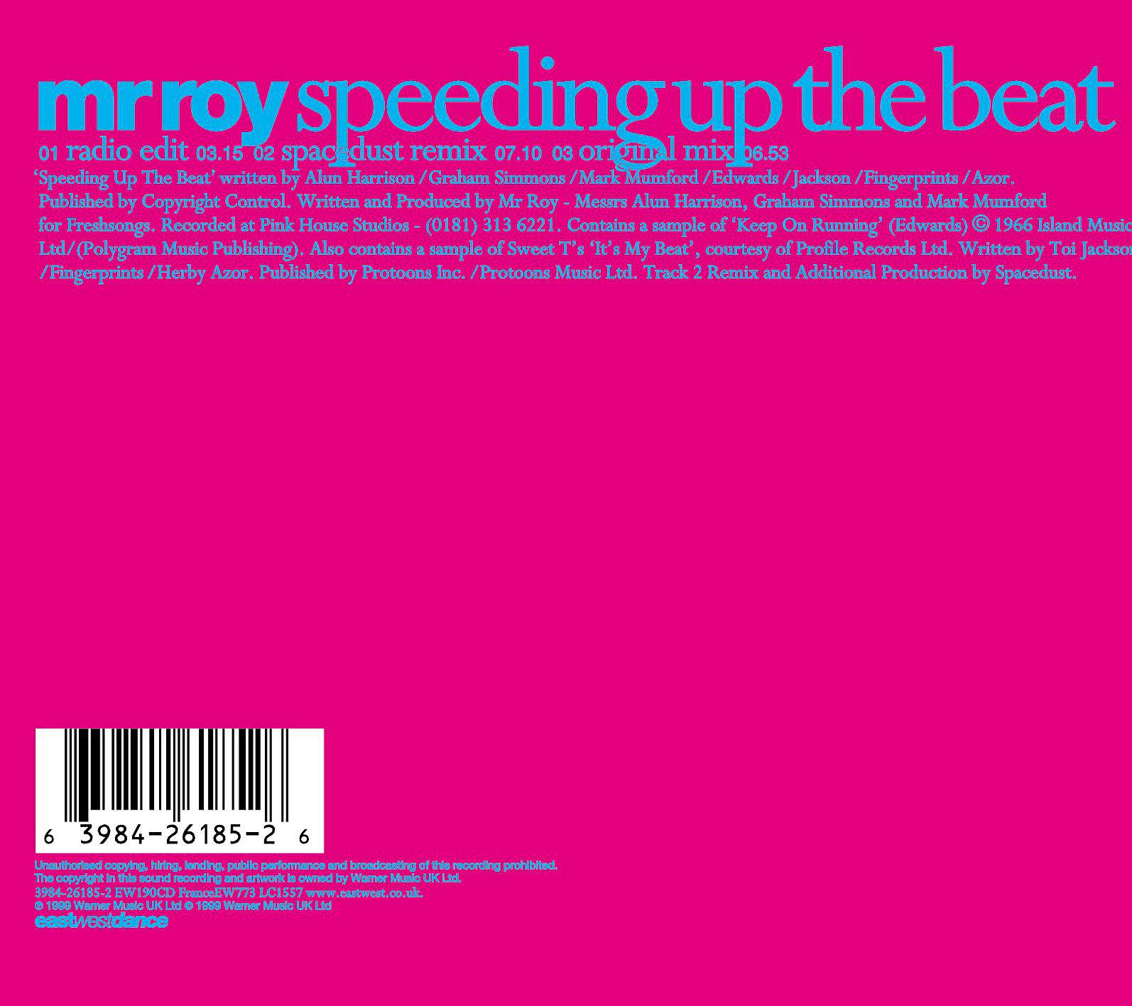 Постер альбома Speeding Up The Beat
