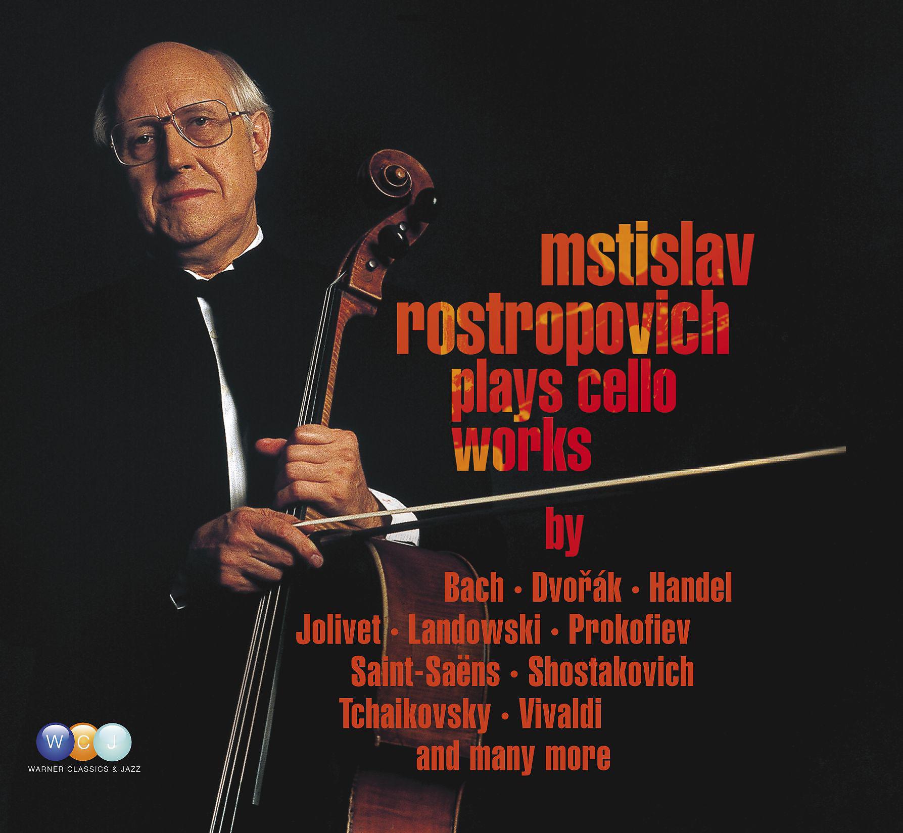 Постер альбома Mstislav Rostropovich plays Cello Works