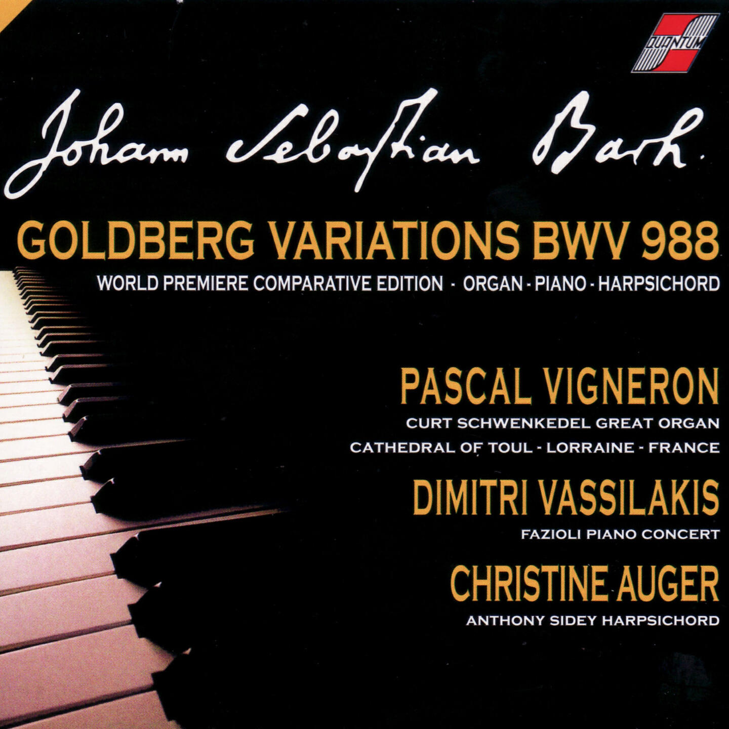 Pascal Vigneron - Goldberg Variations, BWV 988: Variation XIX