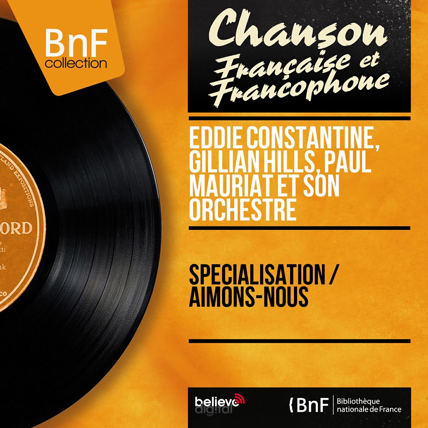 Eddie Constantine - Spécialisation