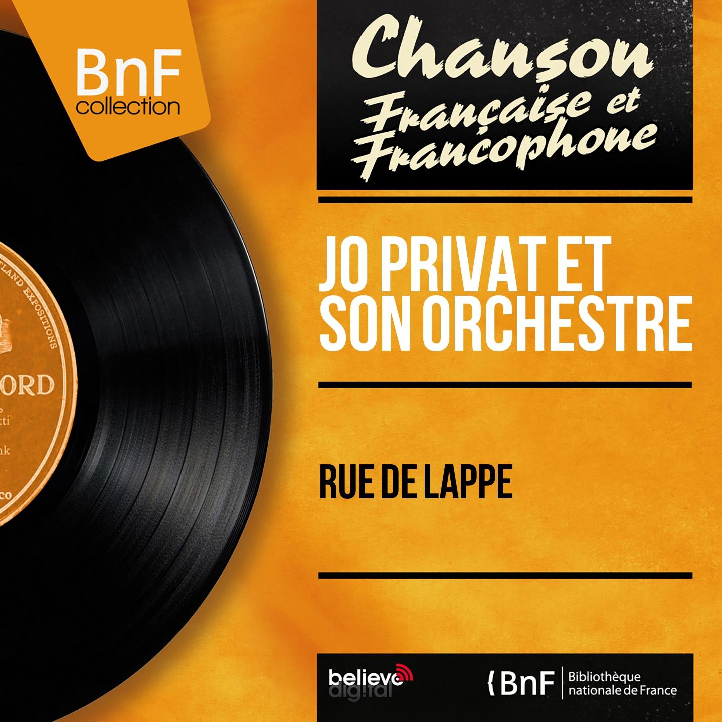 Постер альбома Rue de Lappe (Mono Version)