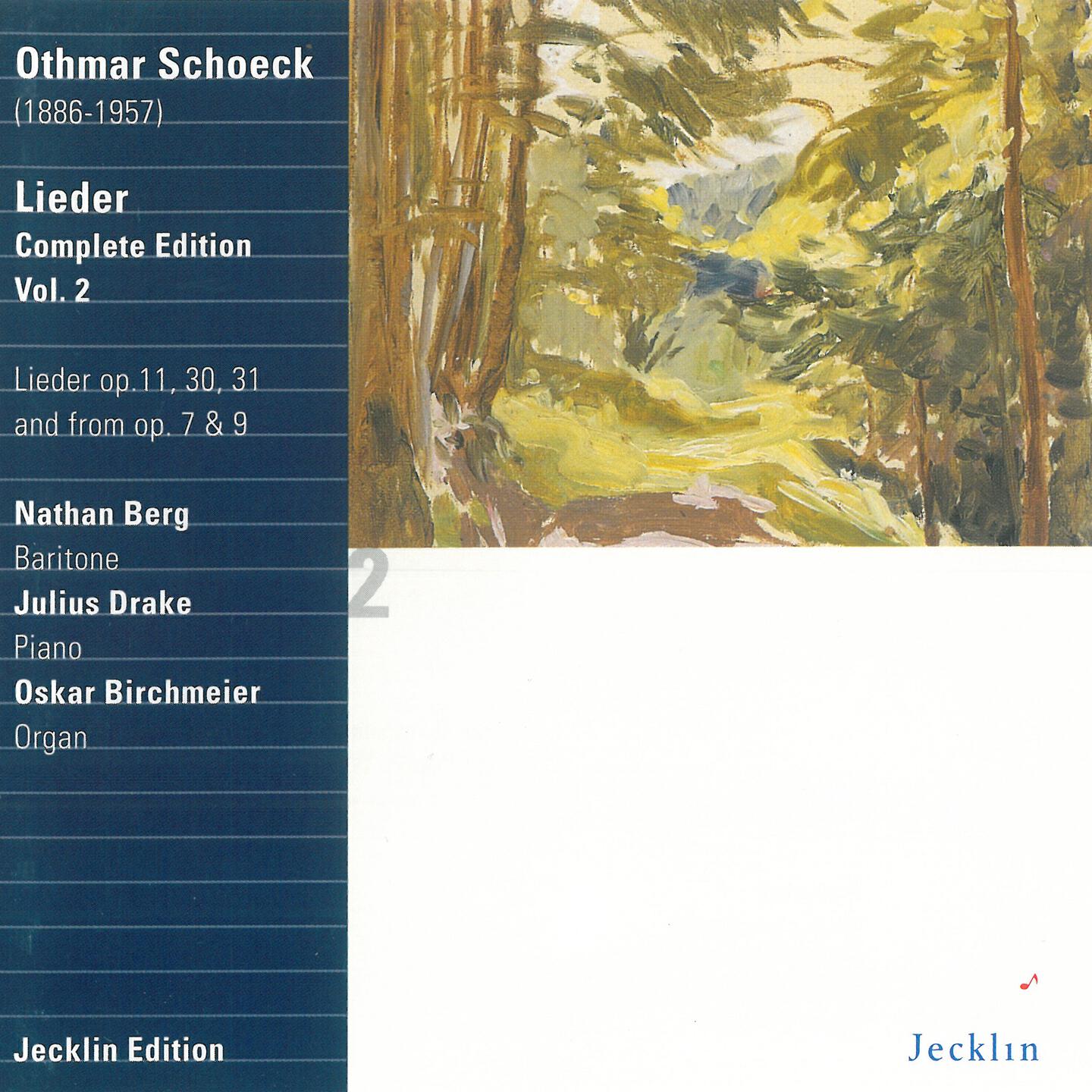 Nathan Berg - Zwölf Eichendorff-Lieder, Op. 30: No. 2, Kurze Fahrt