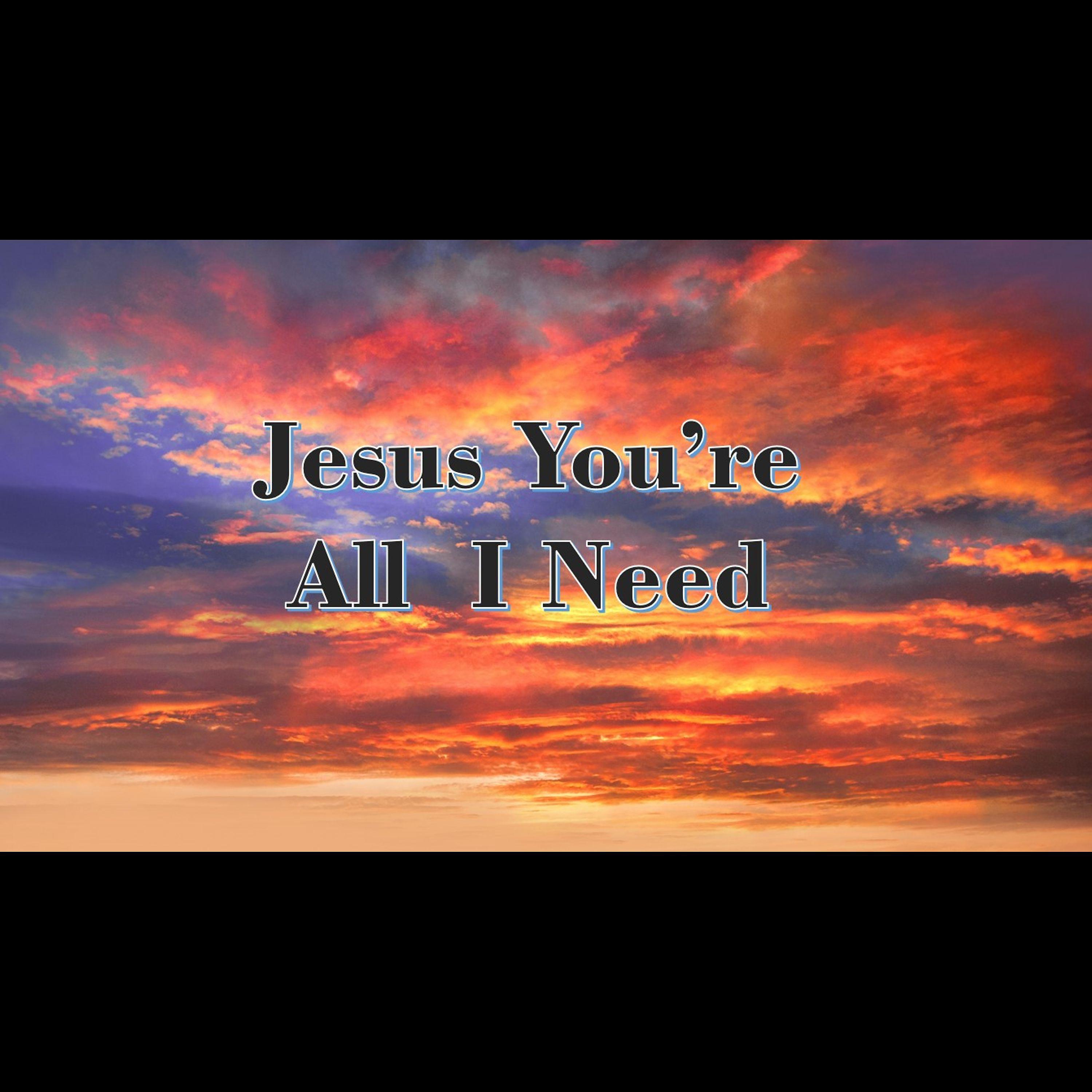 Постер альбома Jesus You're All I need
