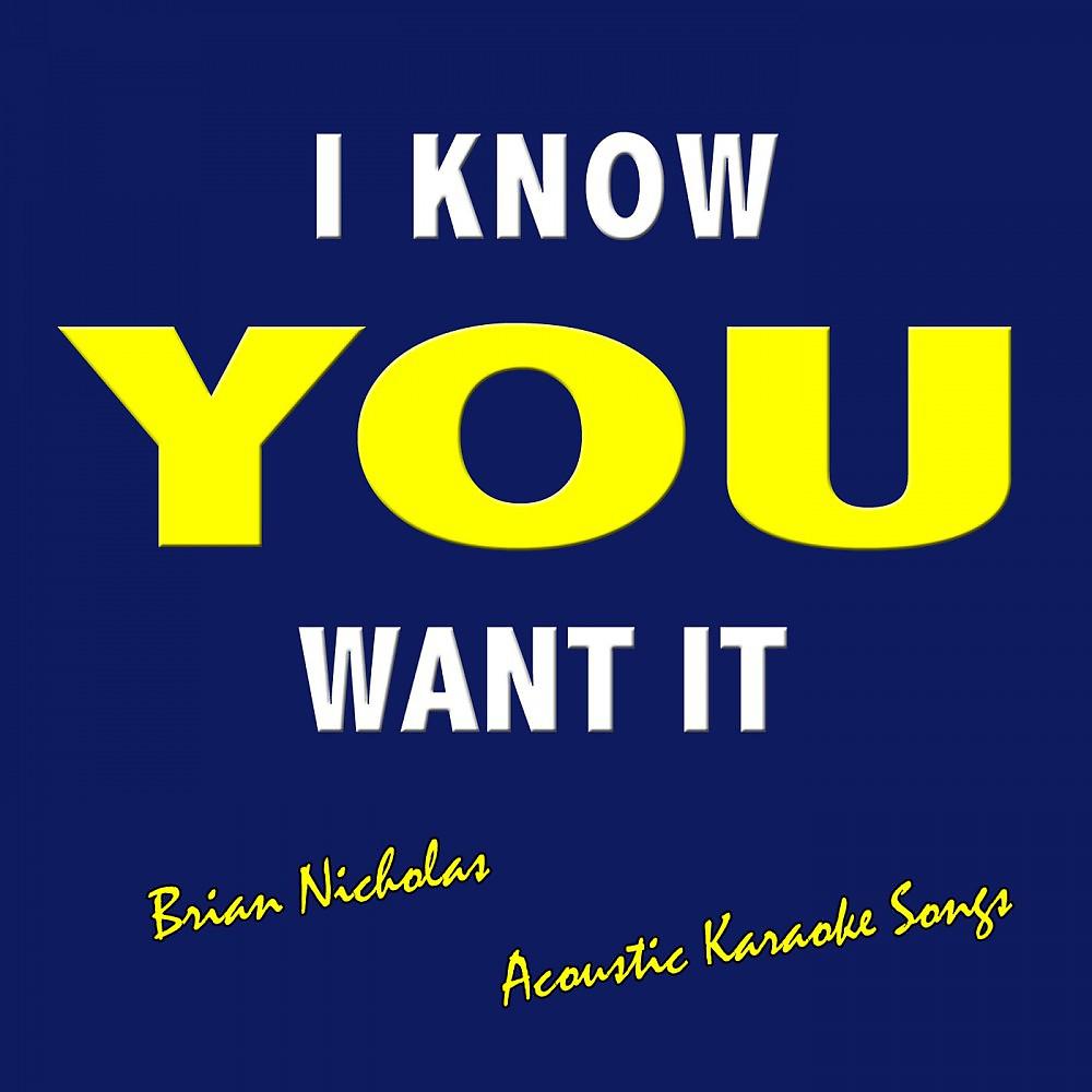 Постер альбома I Know You Want It (Acoustic Karaoke Songs)