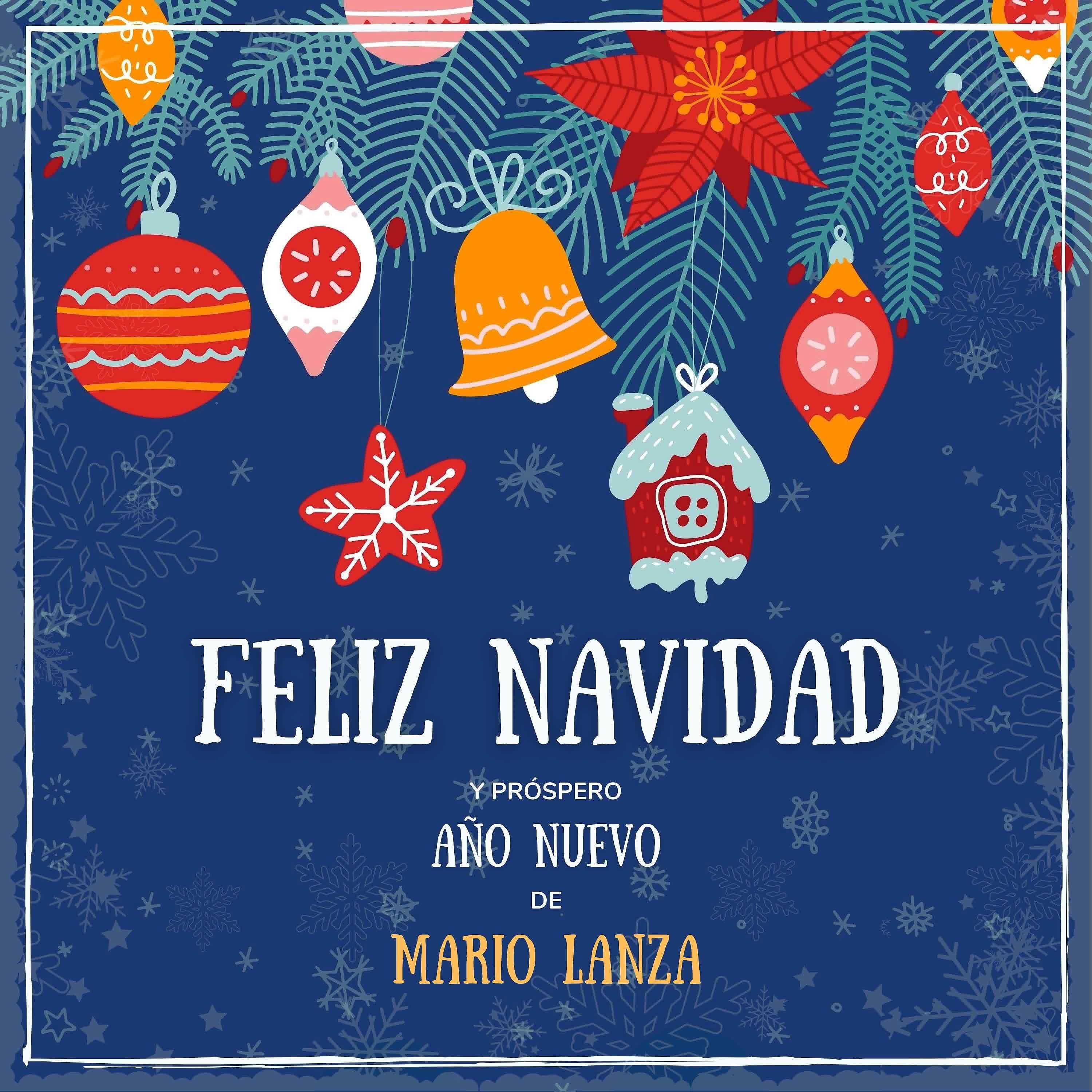 Постер альбома Feliz Navidad y próspero Año Nuevo de Mario Lanza